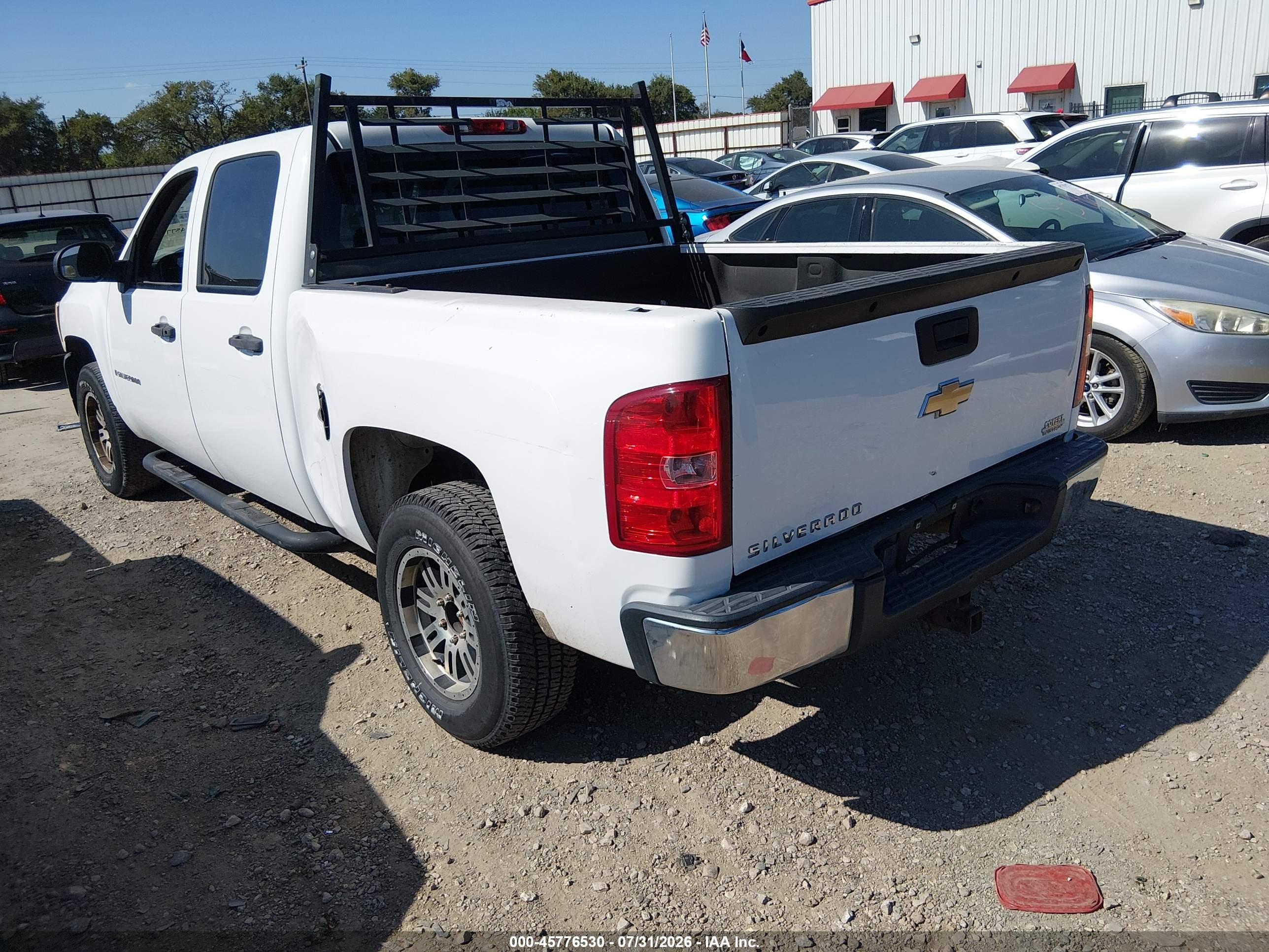 2009 Chevrolet Silverado 1500 Work Truck White vin: 3GCEC13J19G231683