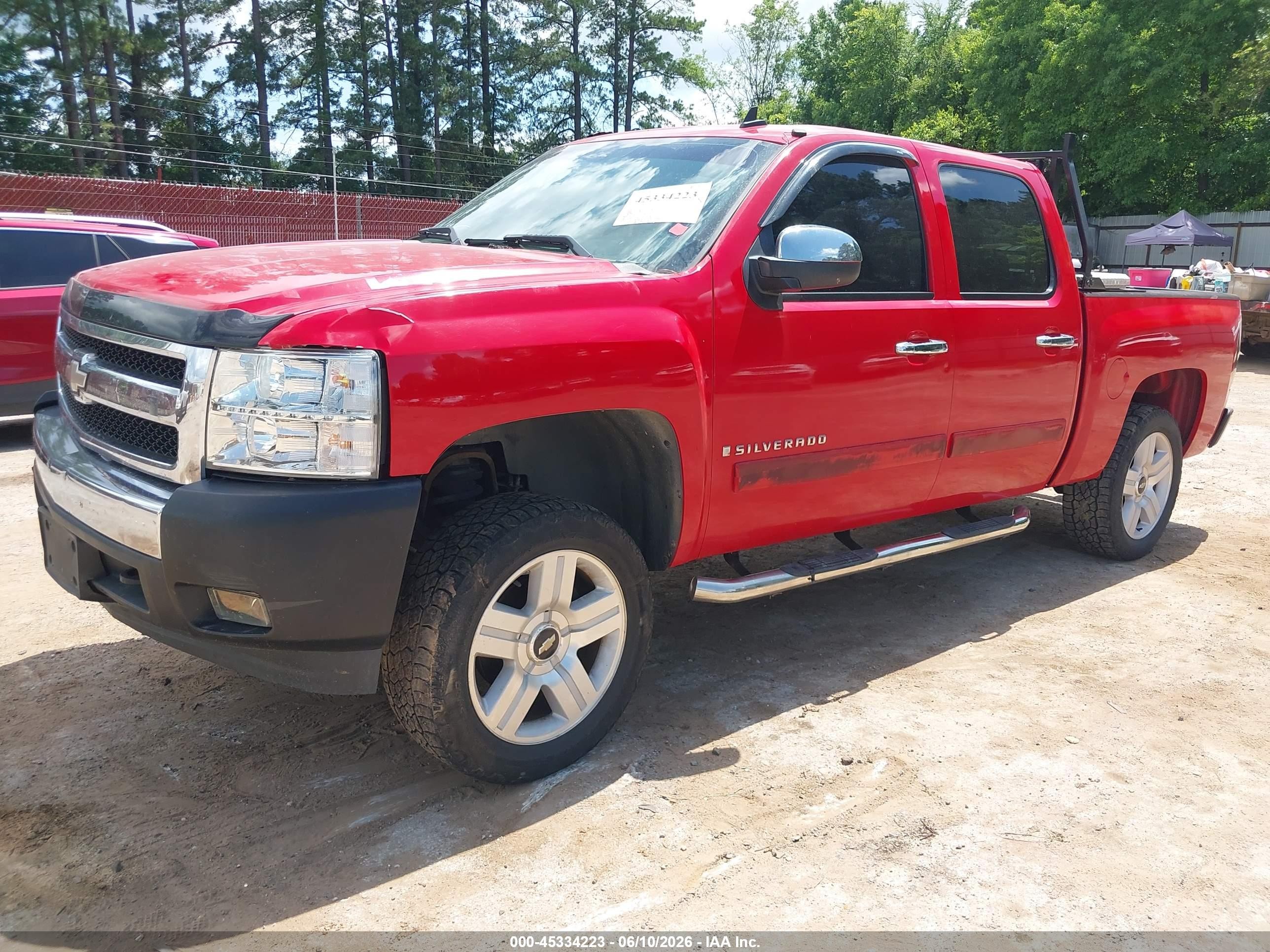 2008 Chevrolet Silverado 1500 Lt1 Red vin: 3GCEC13J28G112703