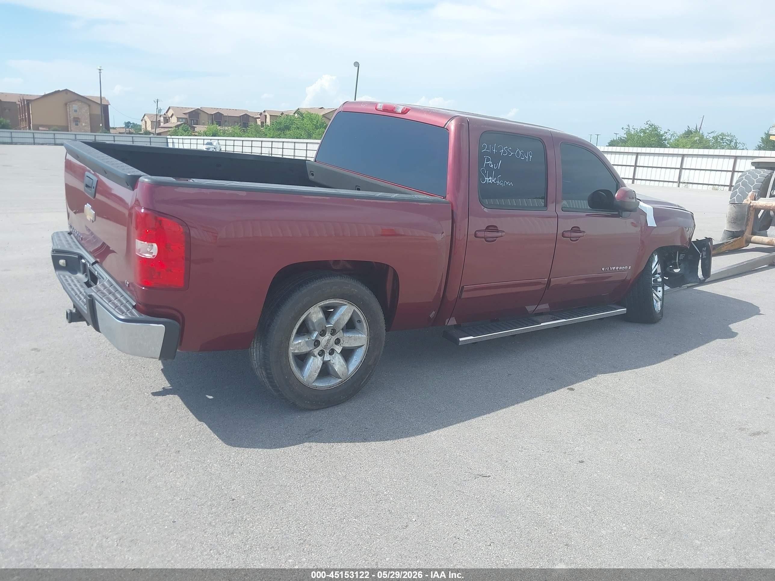 2008 Chevrolet Silverado 1500 Lt1 Burgundy vin: 3GCEC13J28G130277