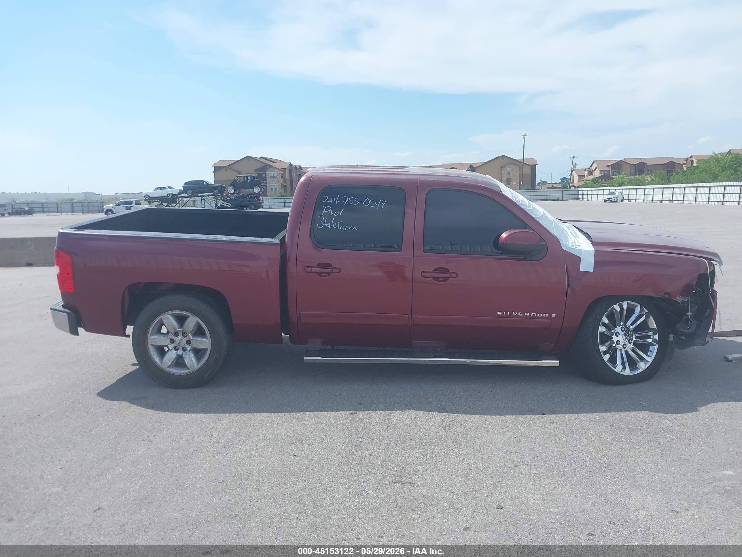2008 Chevrolet Silverado 1500 Lt1 Burgundy vin: 3GCEC13J28G130277