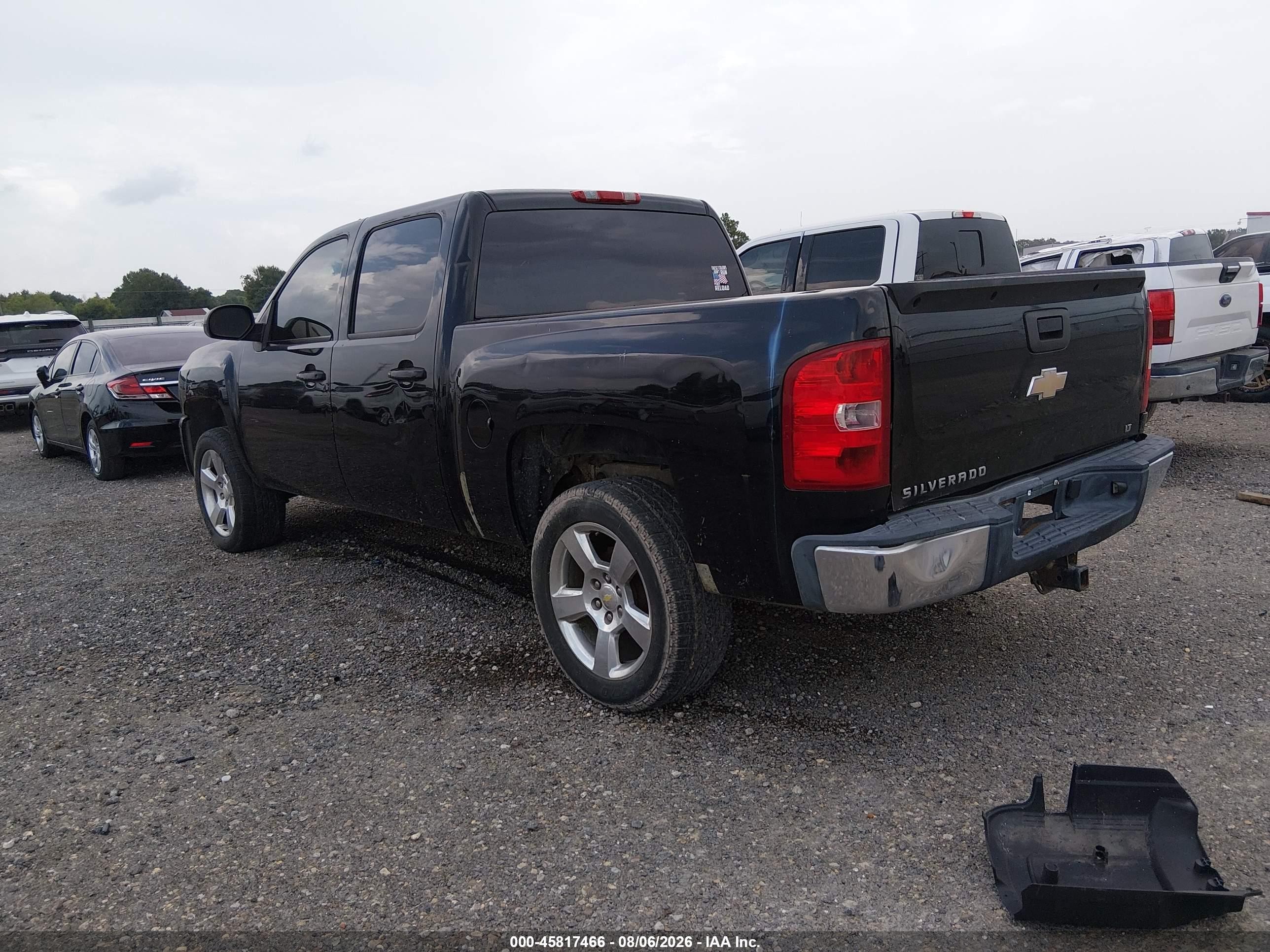 2008 Chevrolet Silverado 1500 Lt1 Black vin: 3GCEC13J28G274900