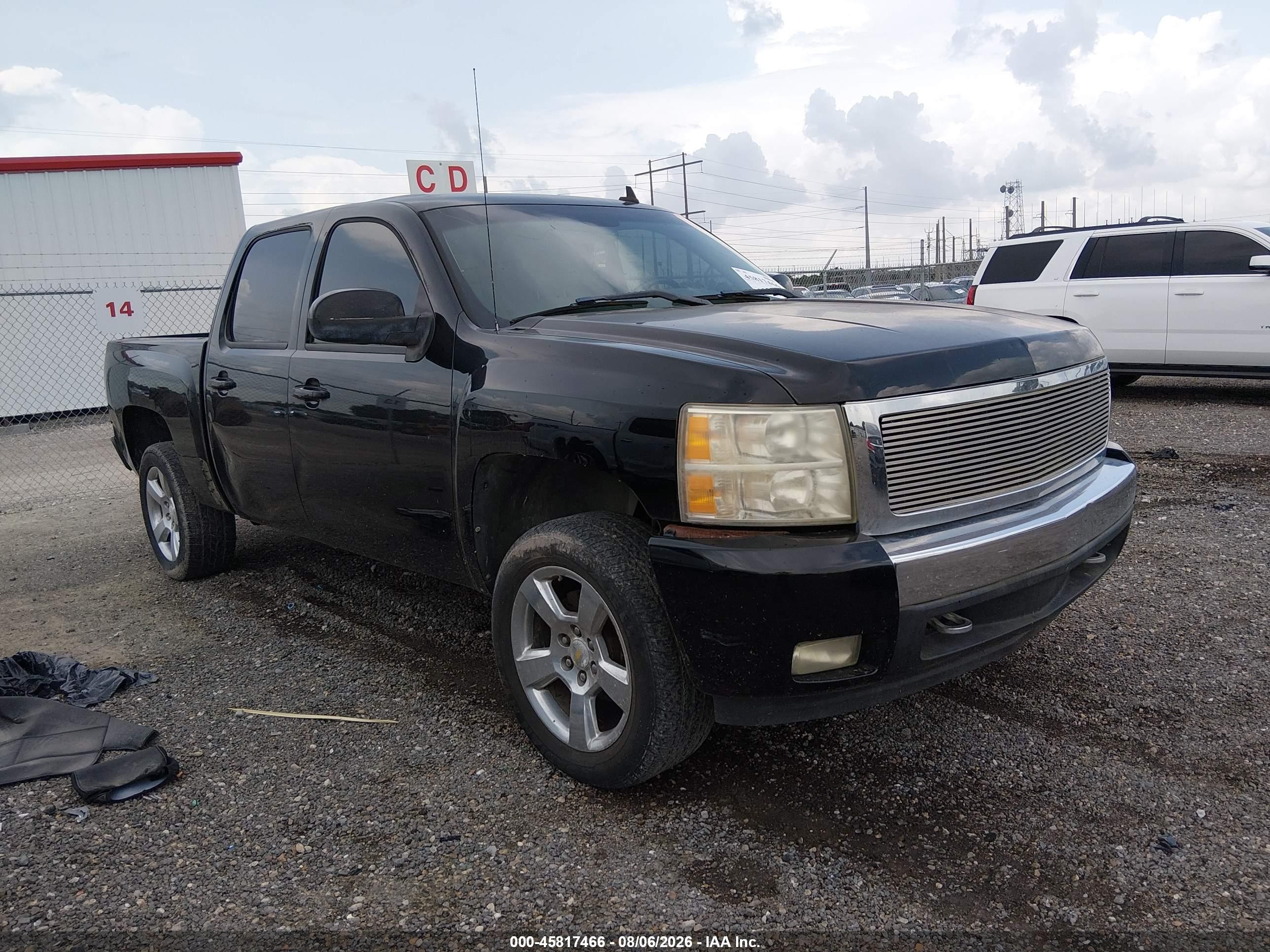 2008 Chevrolet Silverado 1500 Lt1 Black vin: 3GCEC13J28G274900