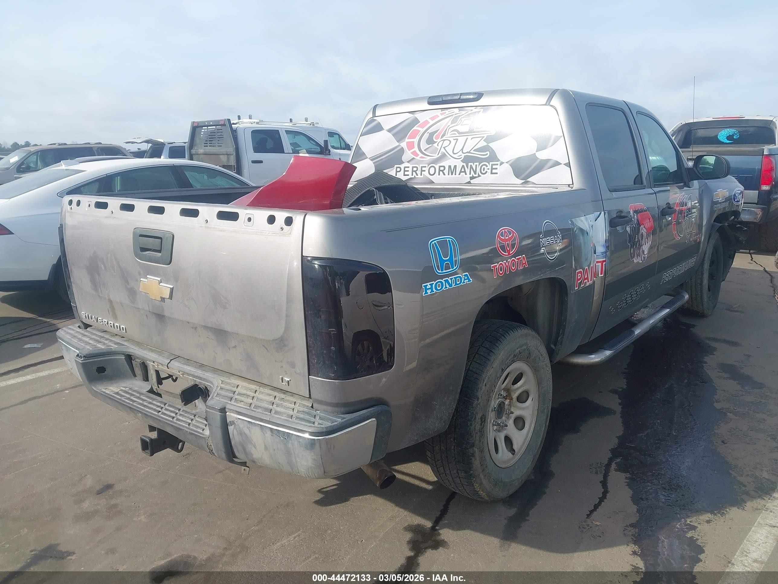 2008 Chevrolet Silverado 1500 Lt1 Gray vin: 3GCEC13J28G300556