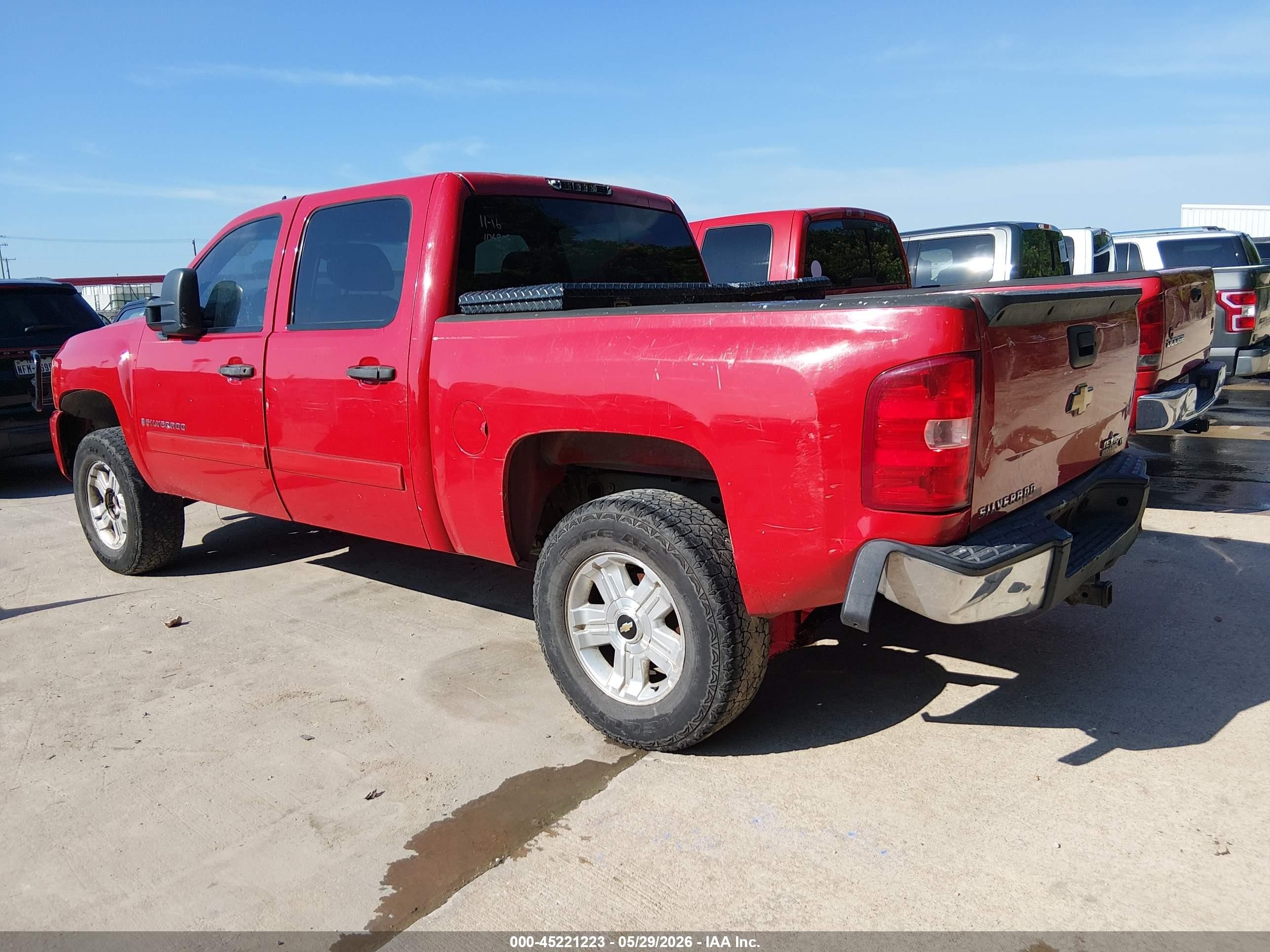 2007 Chevrolet Silverado 1500 Lt1 Red vin: 3GCEC13J37G542545