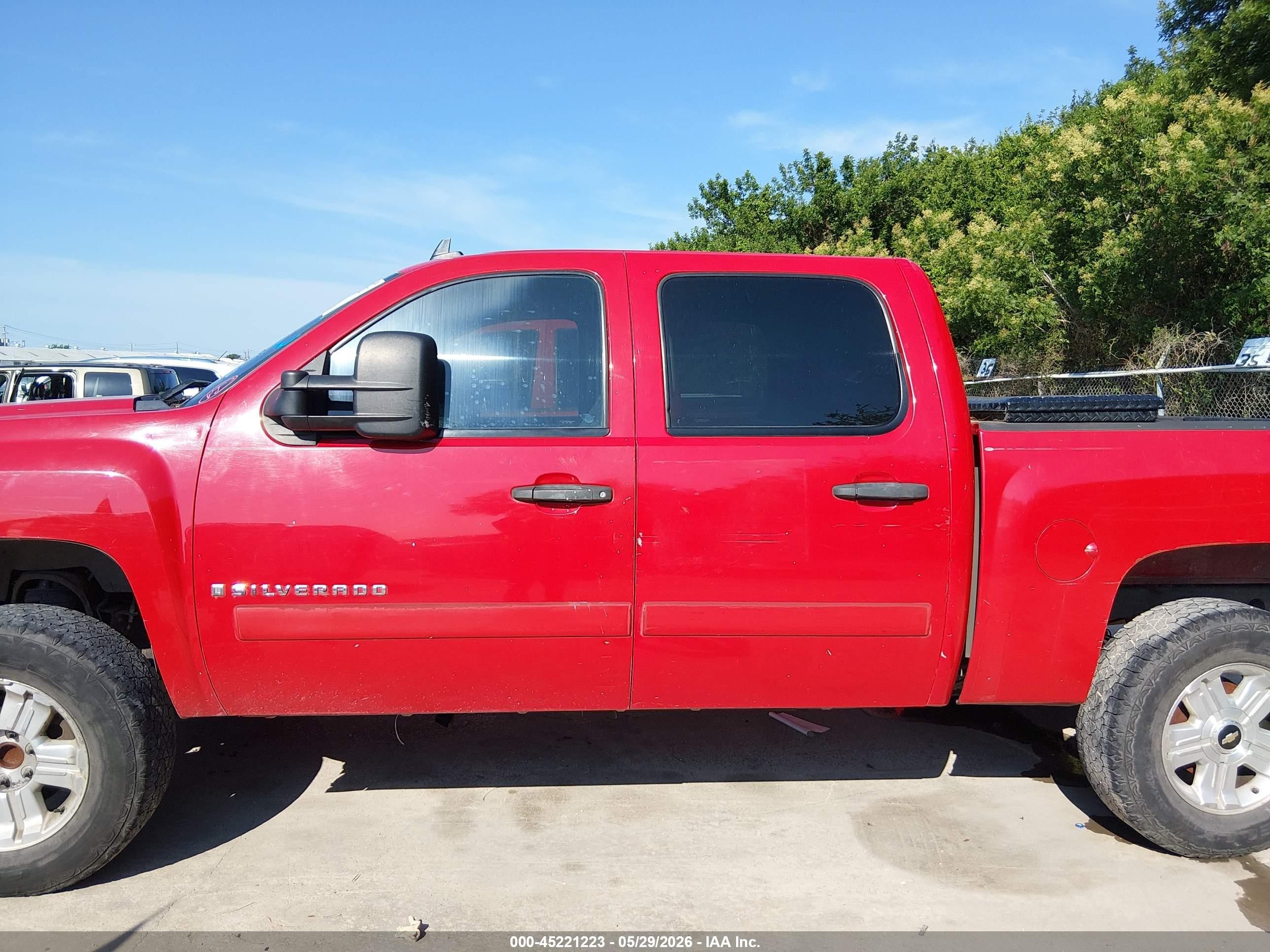 2007 Chevrolet Silverado 1500 Lt1 Red vin: 3GCEC13J37G542545