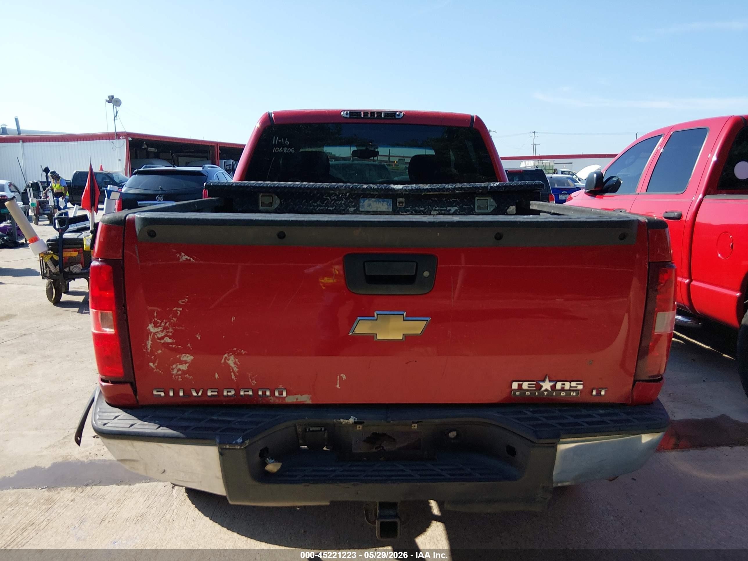 2007 Chevrolet Silverado 1500 Lt1 Red vin: 3GCEC13J37G542545