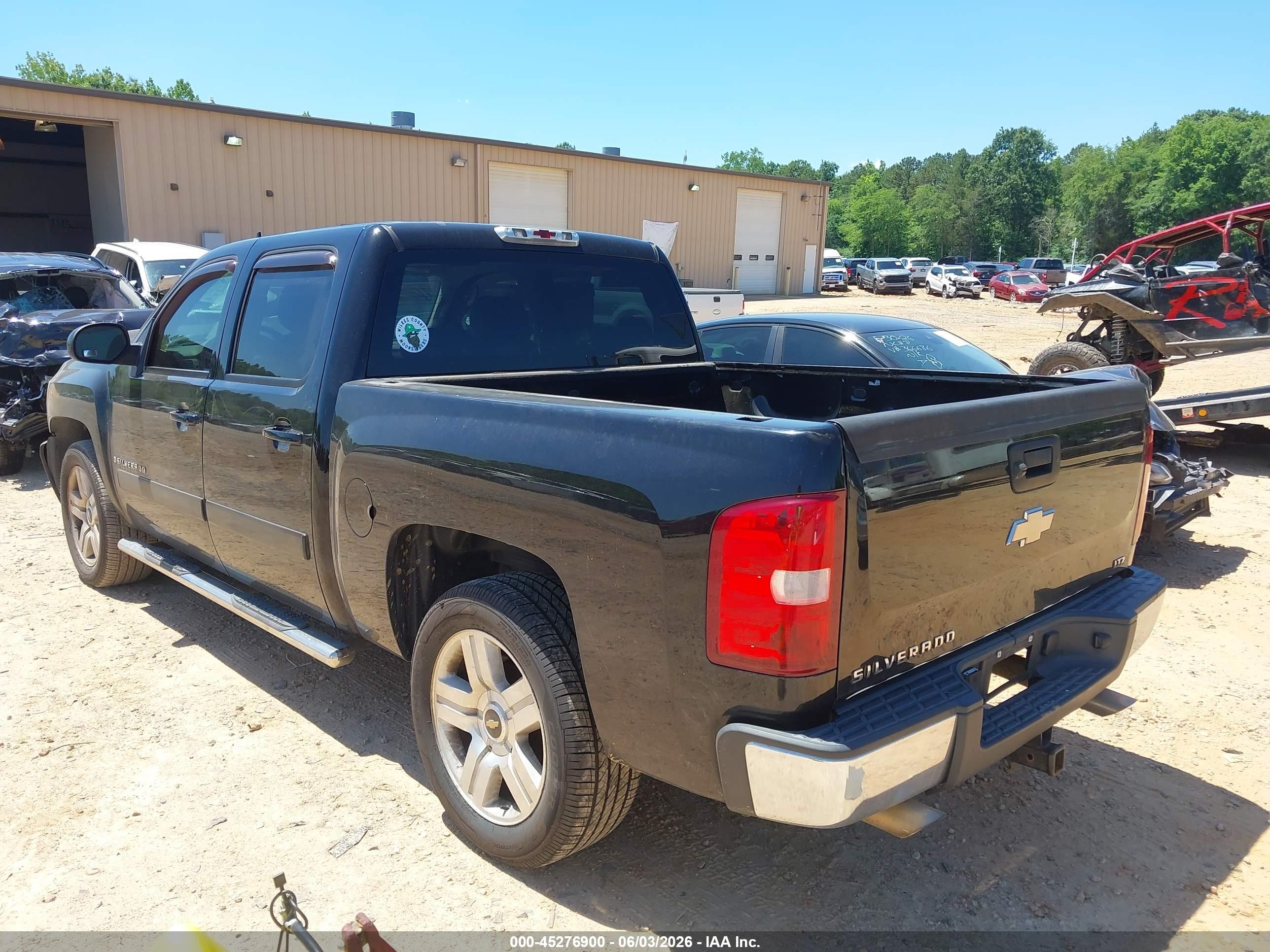 2008 Chevrolet Silverado 1500 Ltz Black vin: 3GCEC13J38G161005