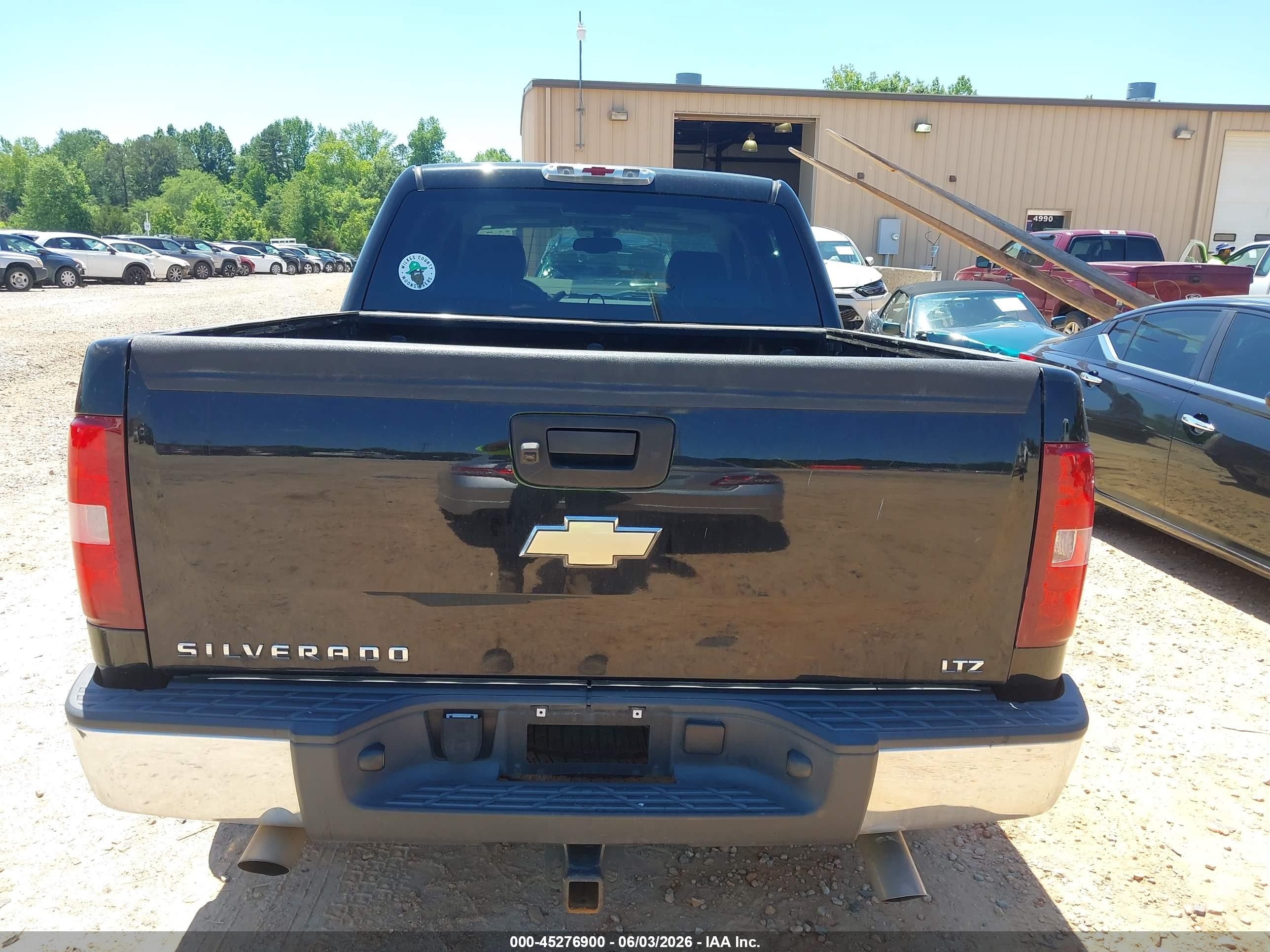 2008 Chevrolet Silverado 1500 Ltz Black vin: 3GCEC13J38G161005