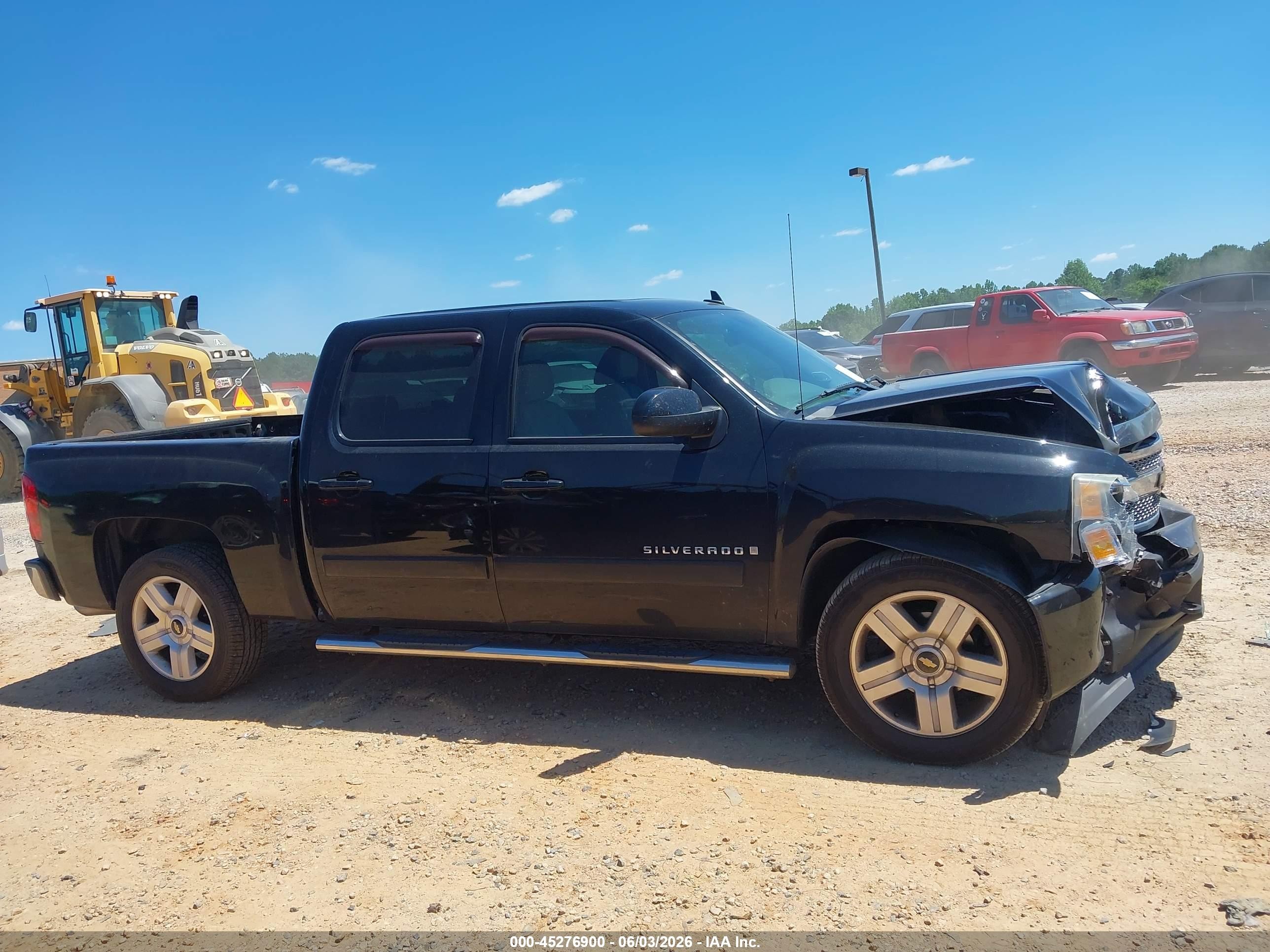 2008 Chevrolet Silverado 1500 Ltz Black vin: 3GCEC13J38G161005