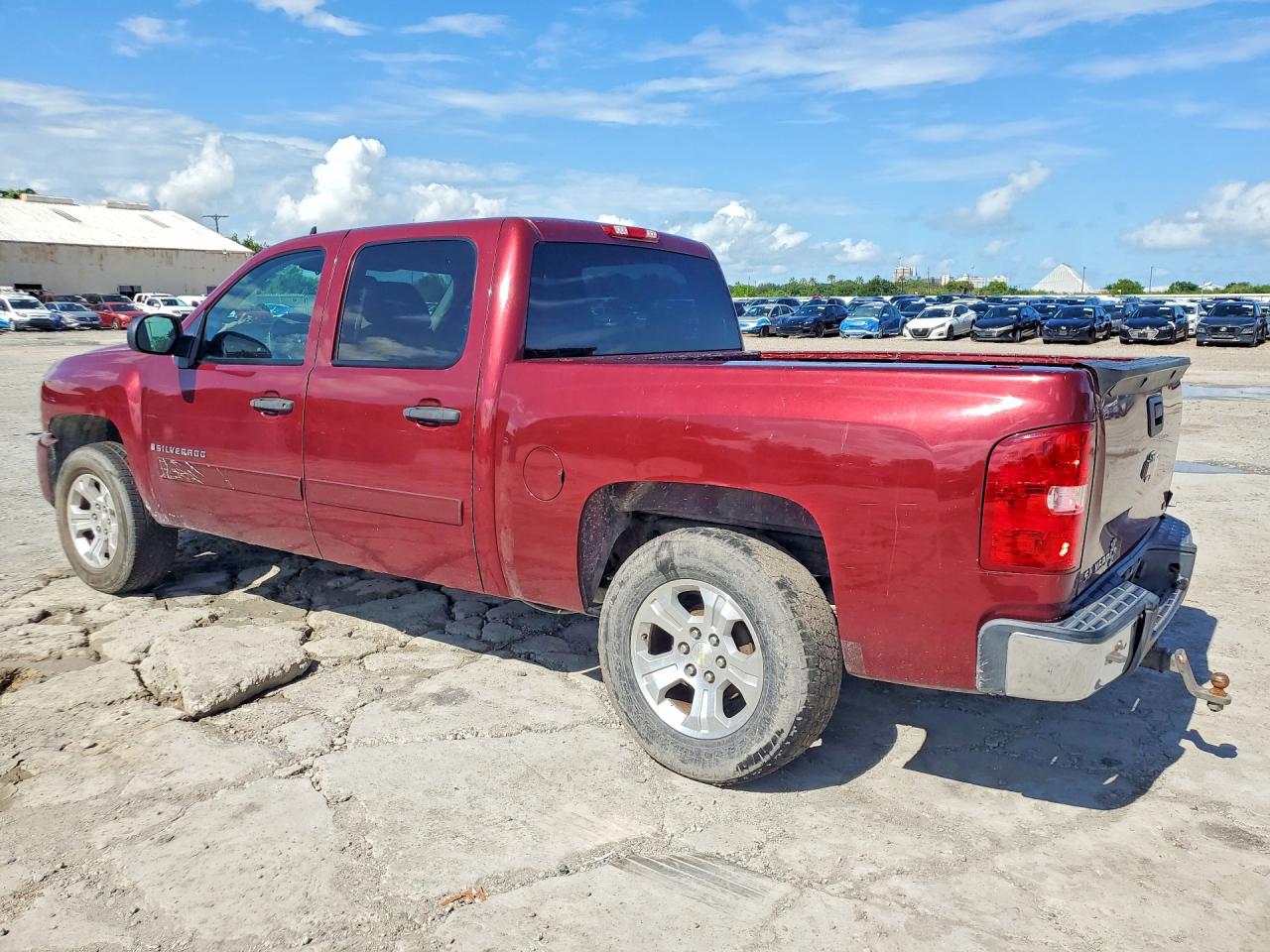 2008 Chevrolet Silverado C1500 Burgundy vin: 3GCEC13J48G294789
