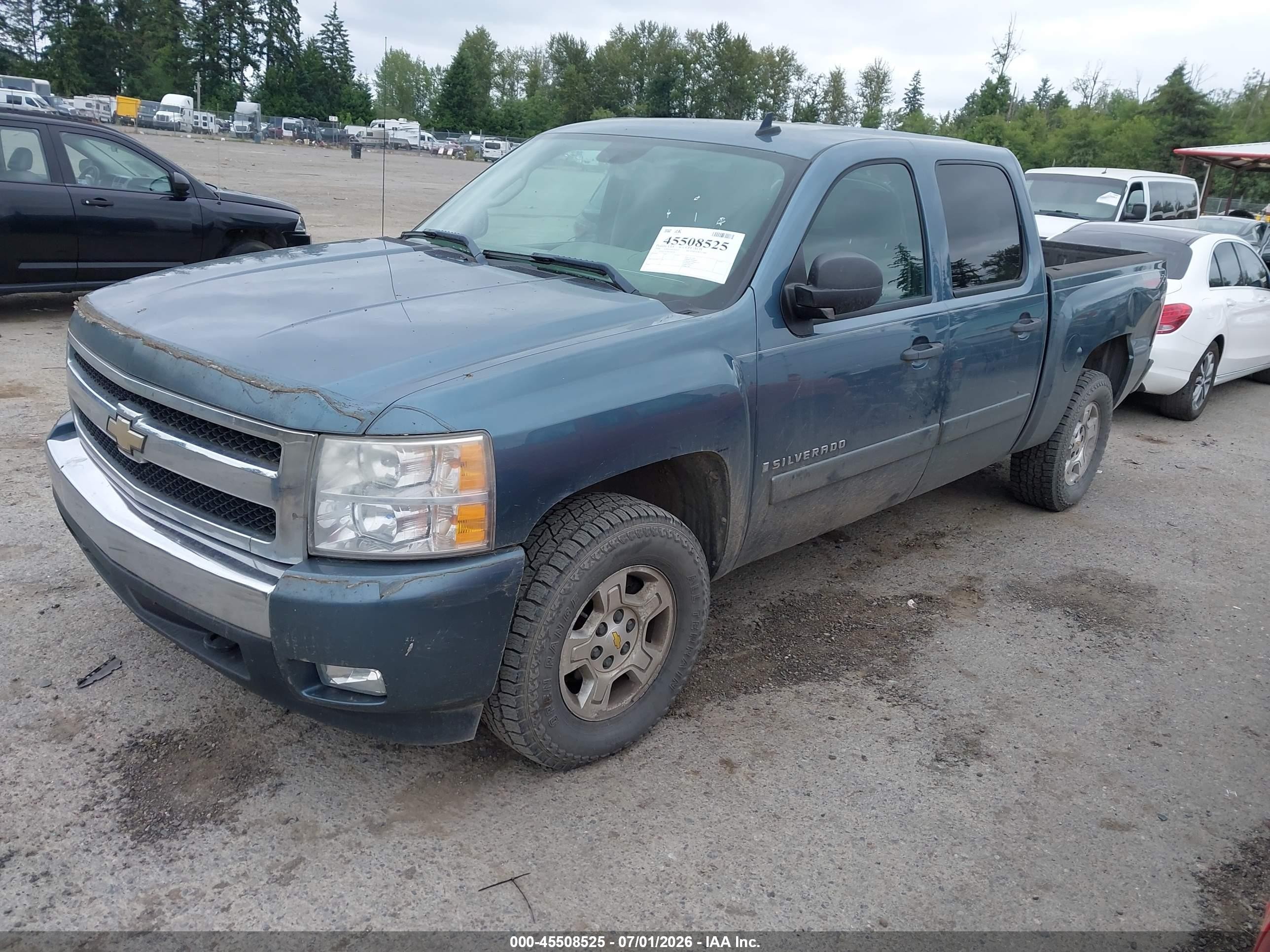 2008 Chevrolet Silverado 1500 Lt1 Blue vin: 3GCEC13J58G168540