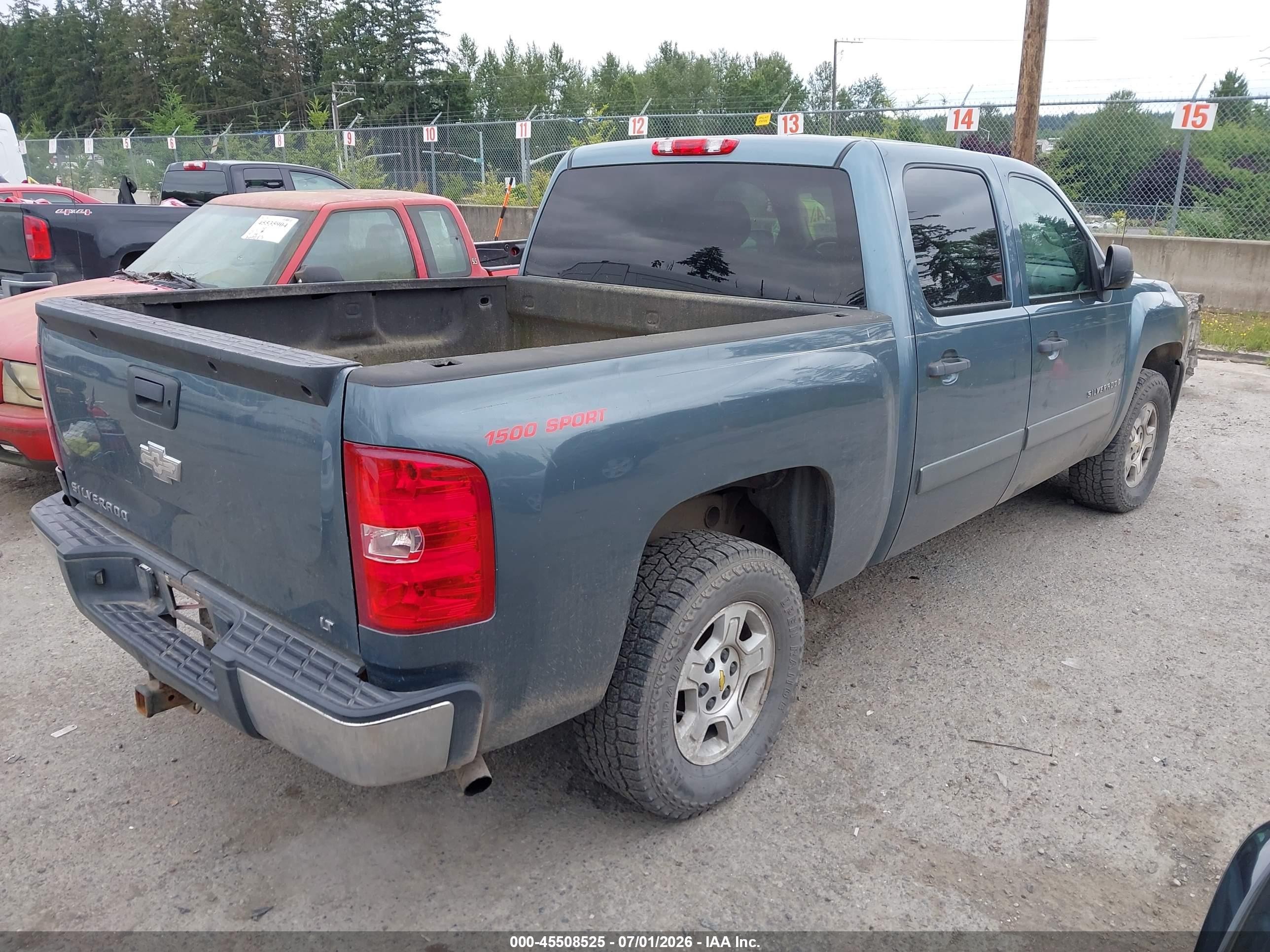 2008 Chevrolet Silverado 1500 Lt1 Blue vin: 3GCEC13J58G168540