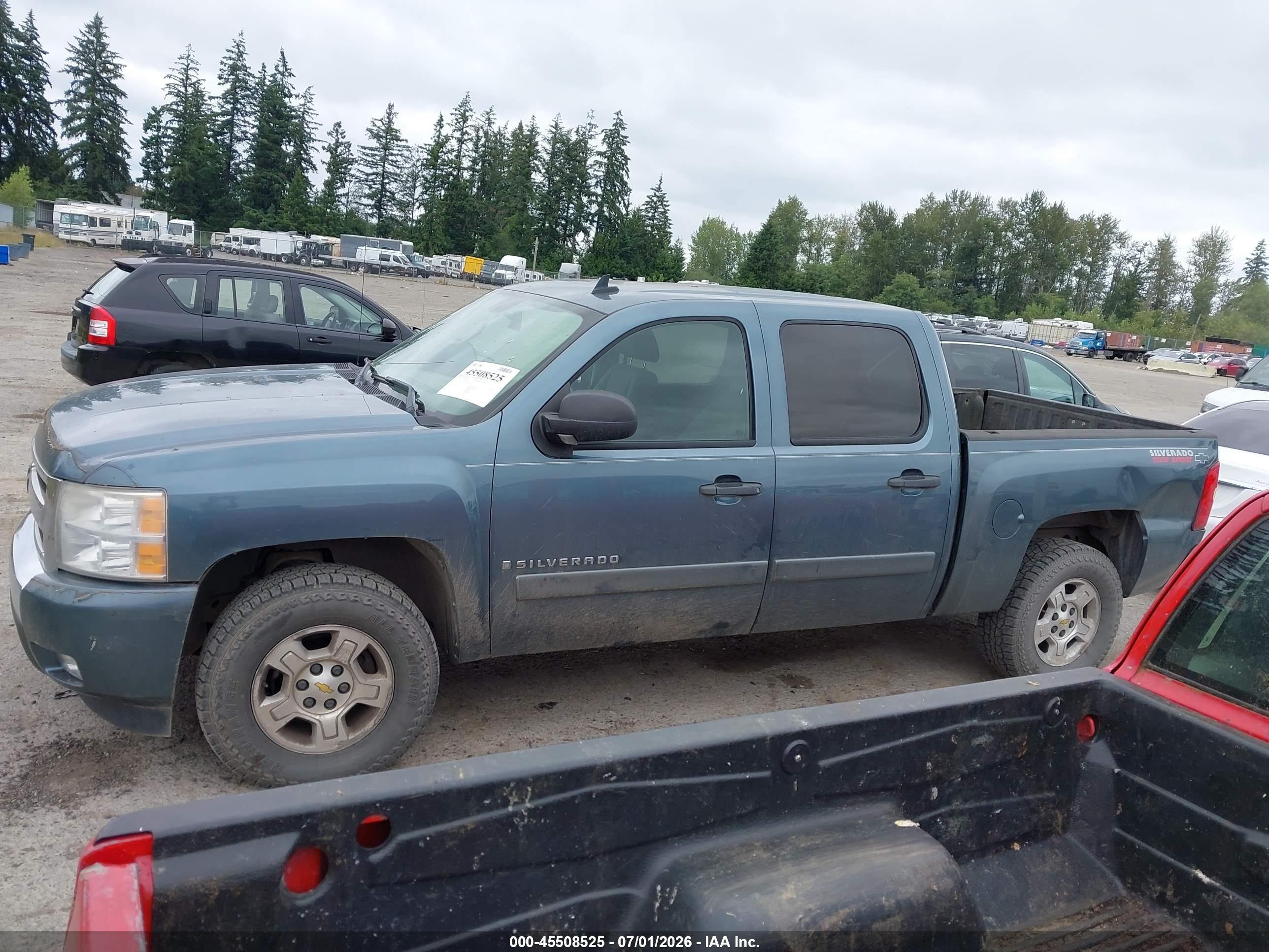 2008 Chevrolet Silverado 1500 Lt1 Blue vin: 3GCEC13J58G168540