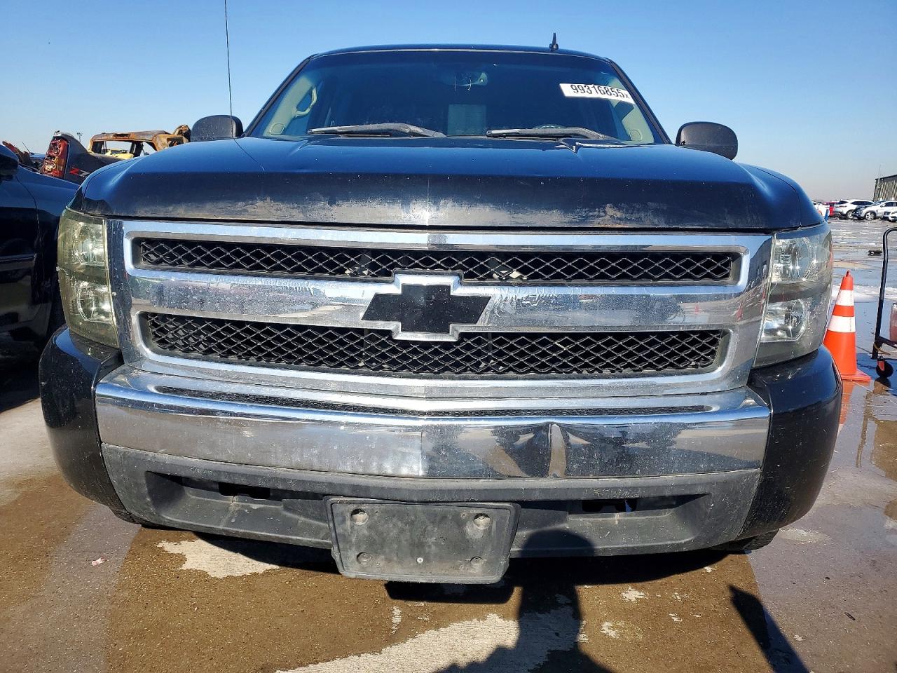 2007 Chevrolet Silverado C1500 Crew Cab Black vin: 3GCEC13J67G513203