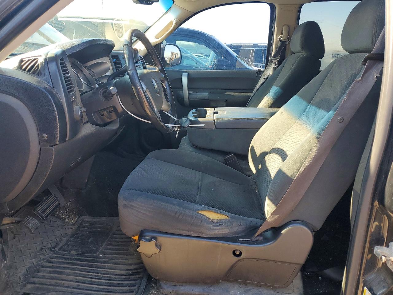 2007 Chevrolet Silverado C1500 Crew Cab Black vin: 3GCEC13J67G513203