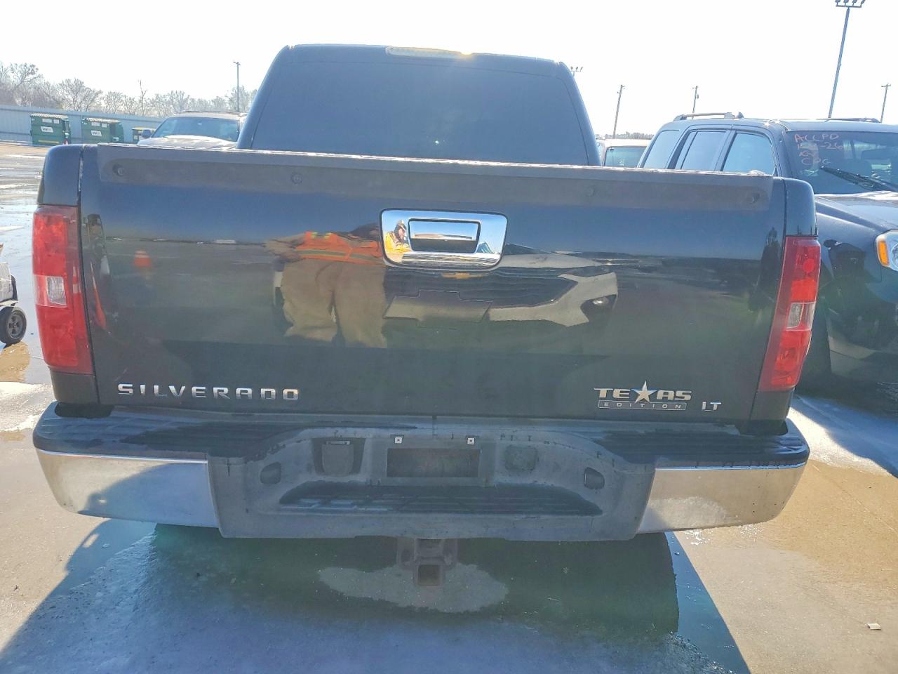 2007 Chevrolet Silverado C1500 Crew Cab Black vin: 3GCEC13J67G513203