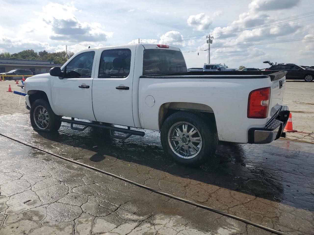 2008 Chevrolet Silverado C1500 White vin: 3GCEC13J68G241561