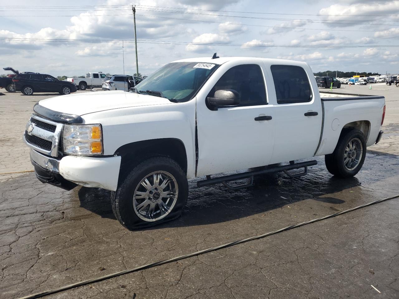 2008 Chevrolet Silverado C1500 White vin: 3GCEC13J68G241561