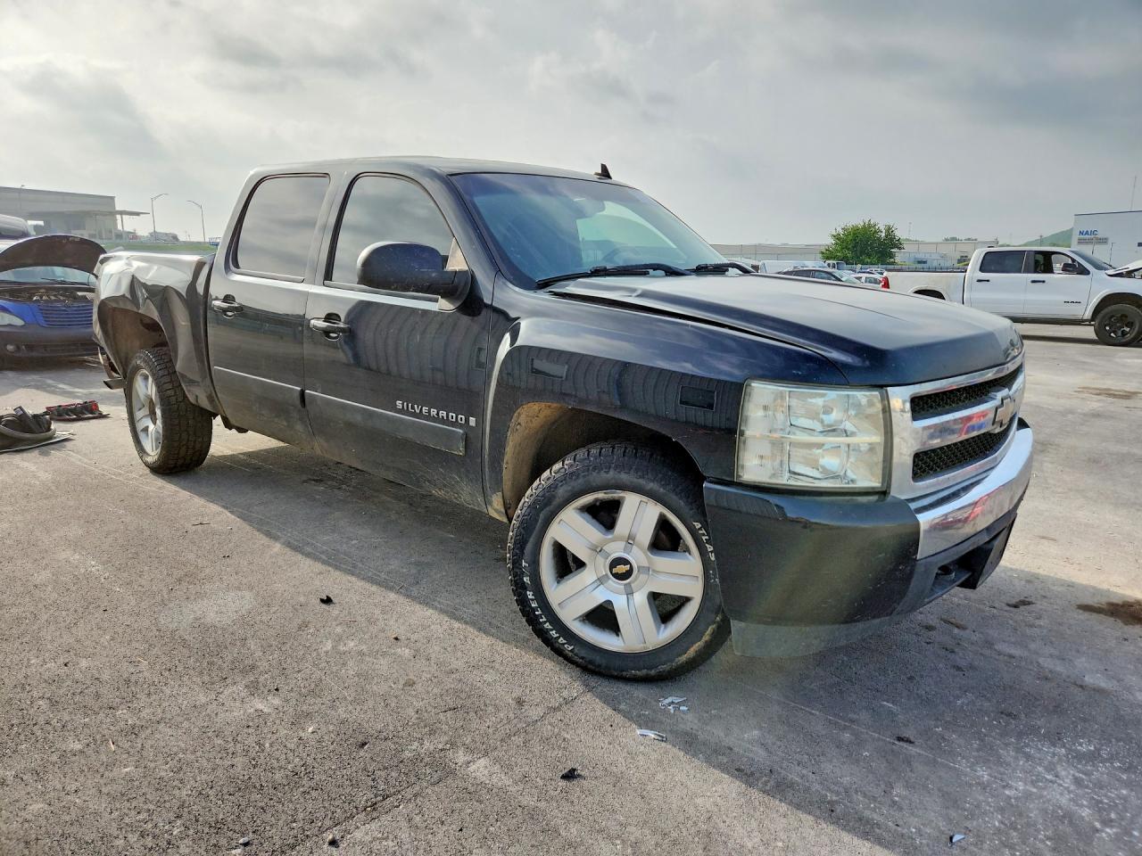 2008 Chevrolet Silverado C1500 Black vin: 3GCEC13J68G276830