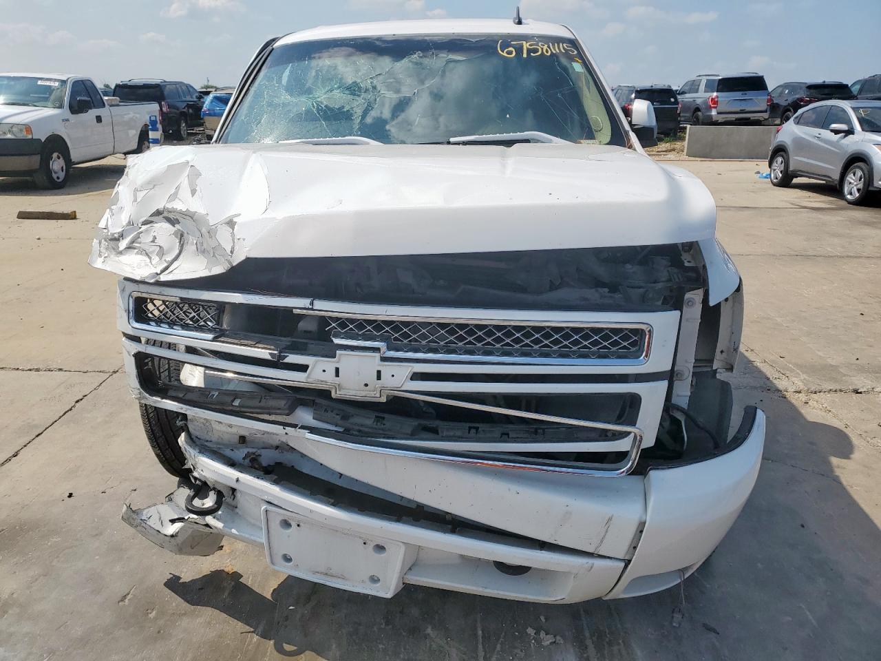 2007 Chevrolet Silverado C1500 Crew Cab White vin: 3GCEC13J77G520256