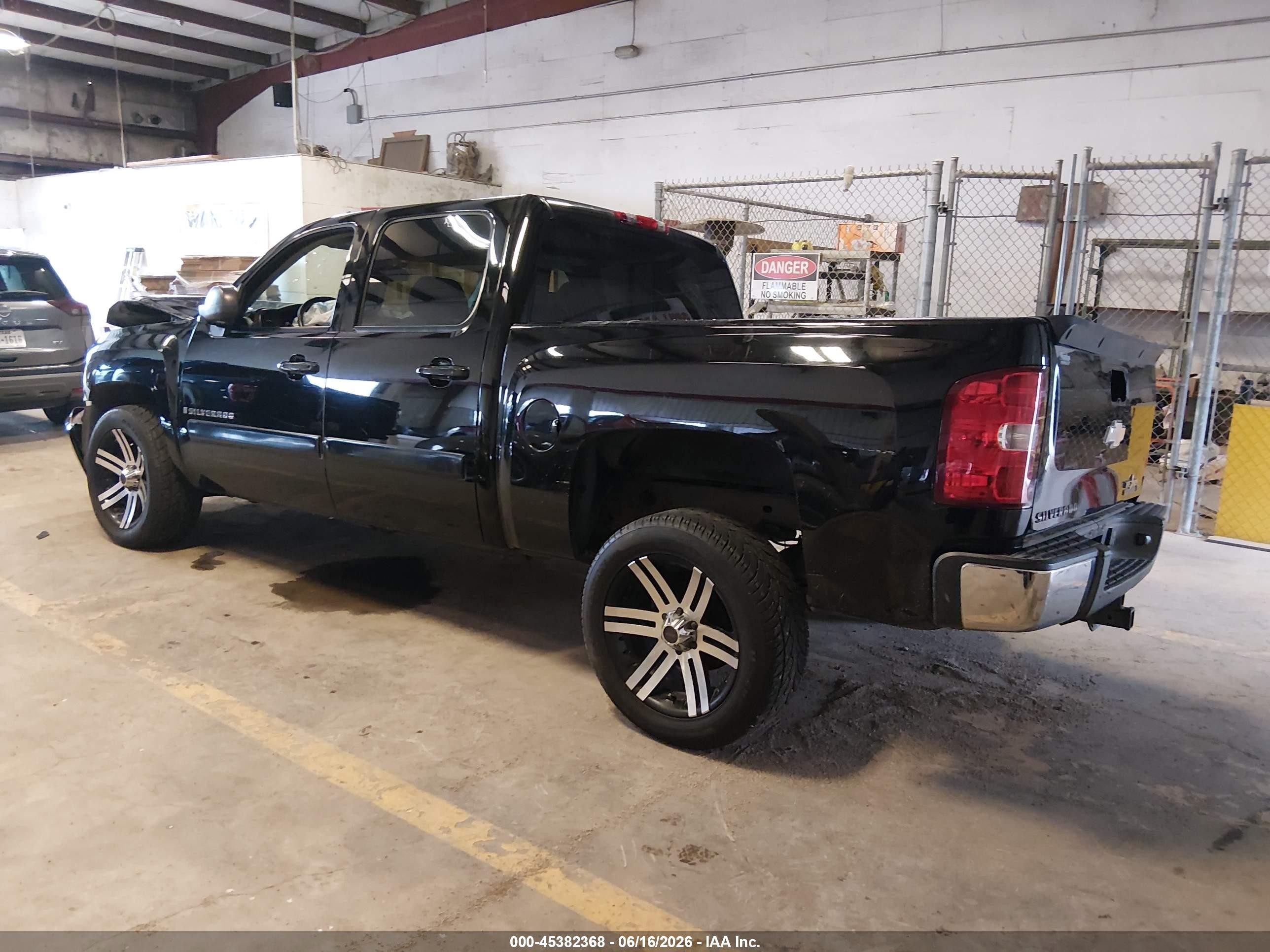 2008 Chevrolet Silverado 1500 Lt1 Black vin: 3GCEC13J78G308944
