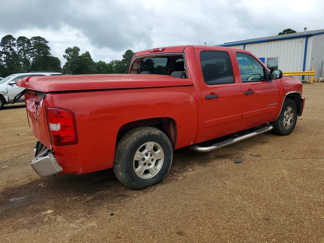 2007 Chevrolet Silverado C1500 Crew Cab Red vin: 3GCEC13J87G504793