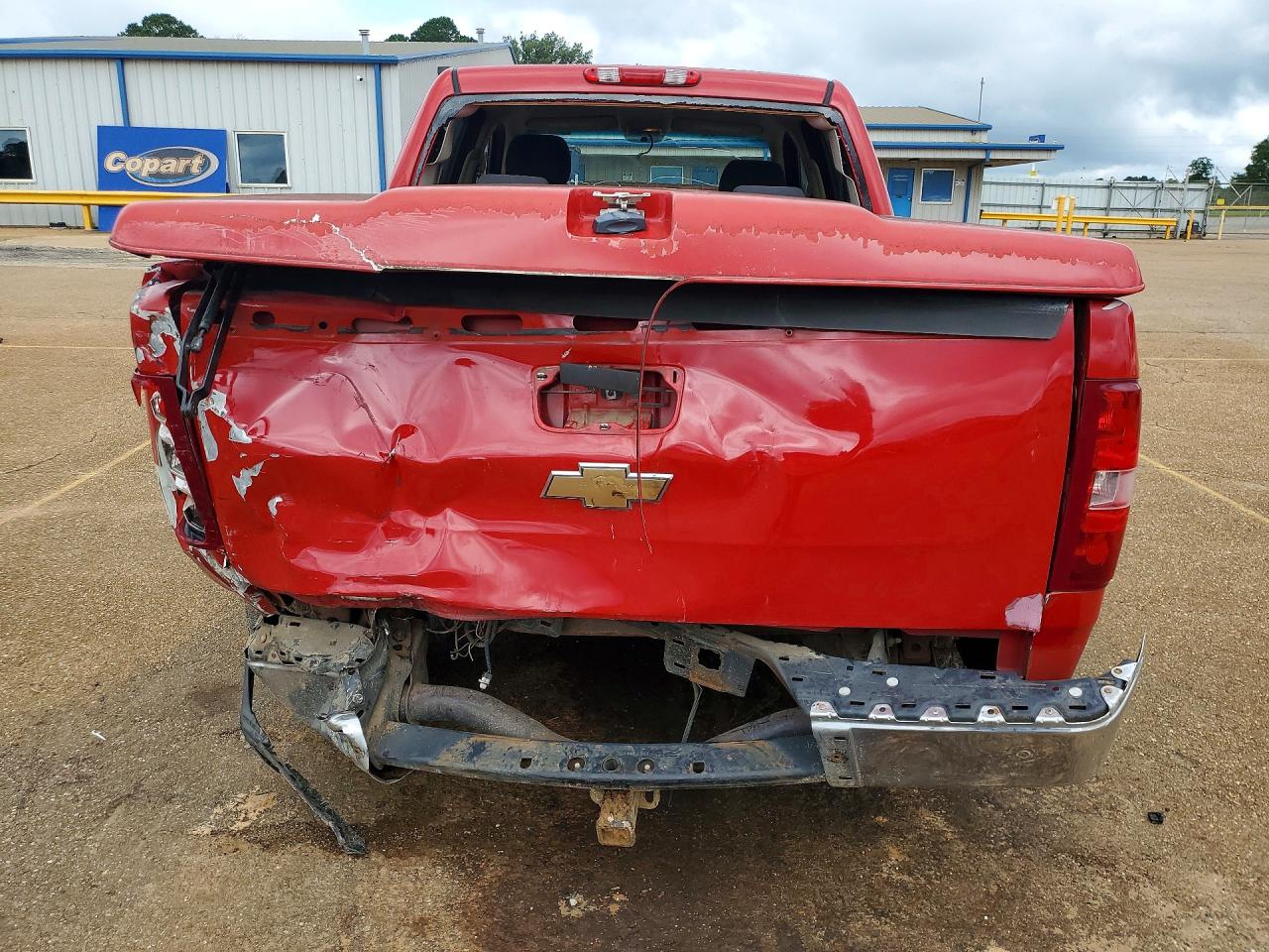 2007 Chevrolet Silverado C1500 Crew Cab Red vin: 3GCEC13J87G504793