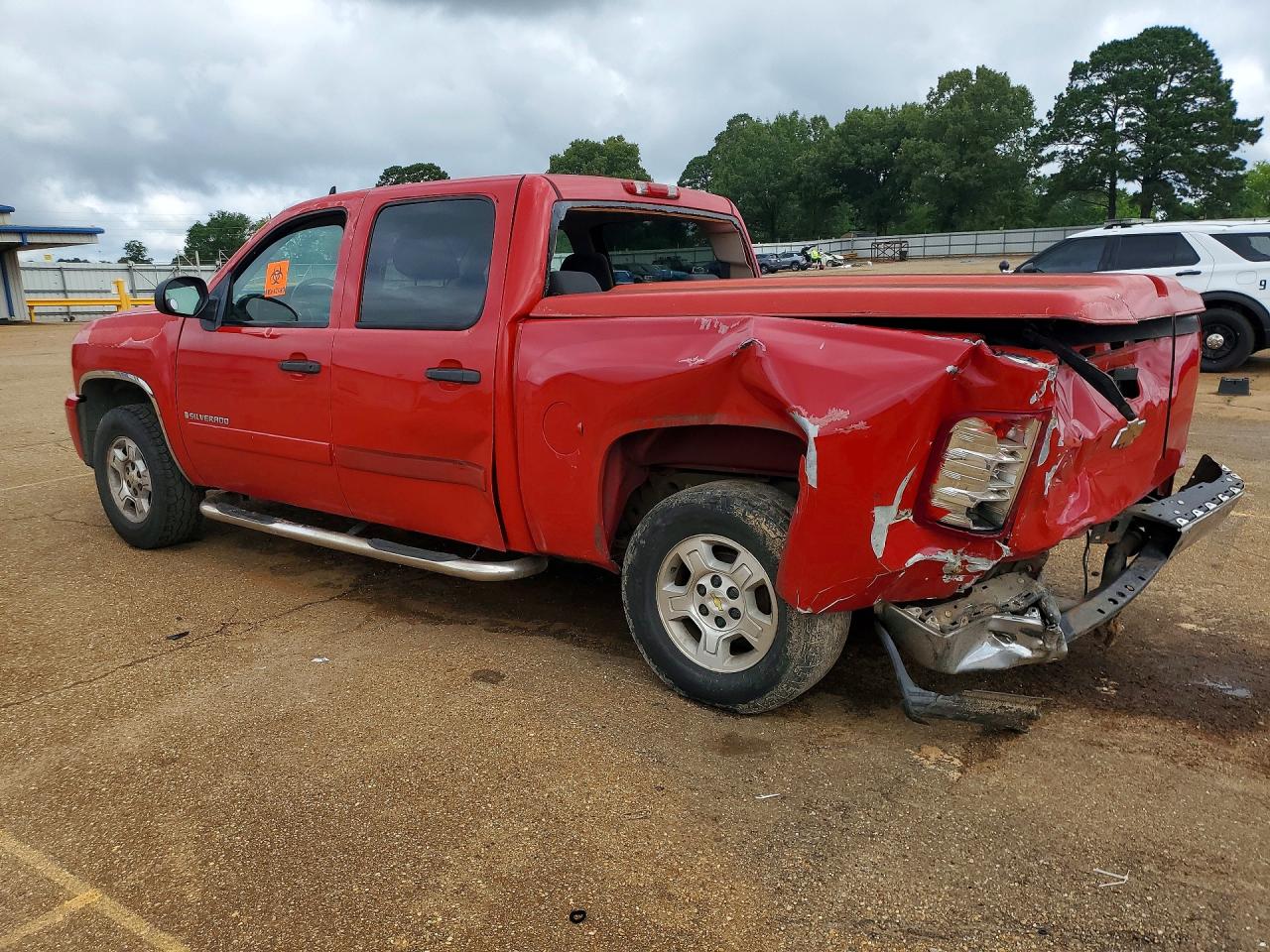 2007 Chevrolet Silverado C1500 Crew Cab Red vin: 3GCEC13J87G504793