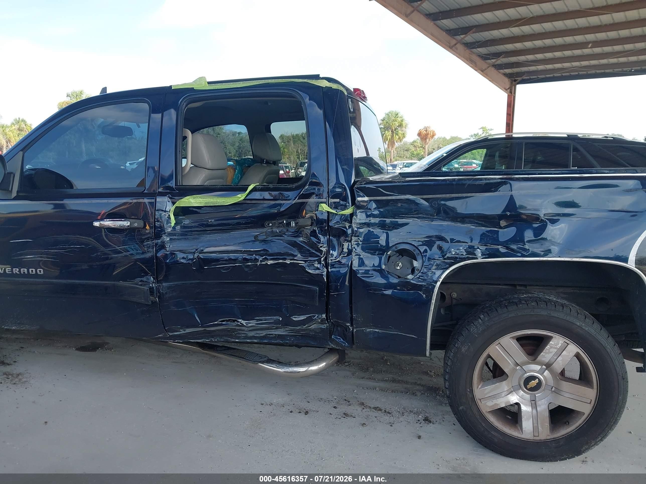 2008 Chevrolet Silverado 1500 Lt1 Blue vin: 3GCEC13J88G247121