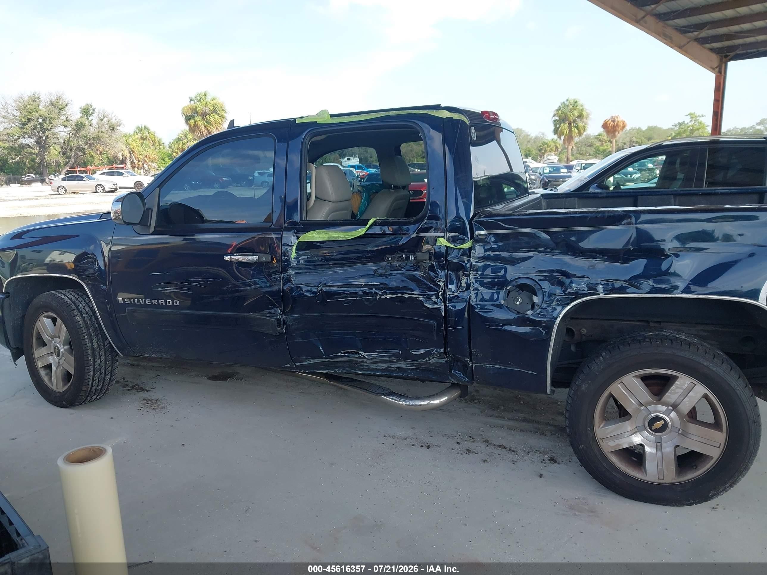2008 Chevrolet Silverado 1500 Lt1 Blue vin: 3GCEC13J88G247121