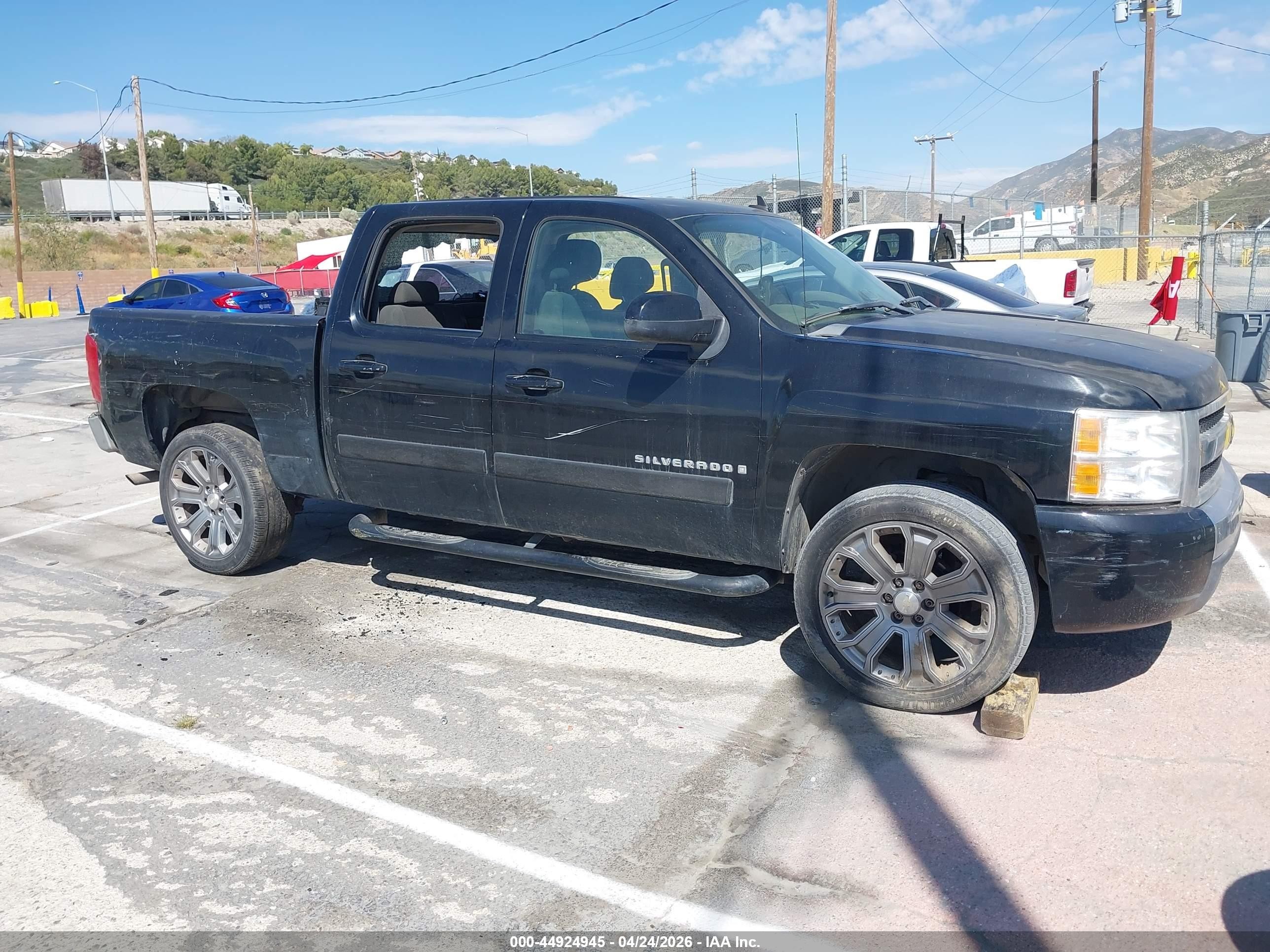 2008 Chevrolet Silverado 1500 Lt1 Черный vin: 3GCEC13J98G133662