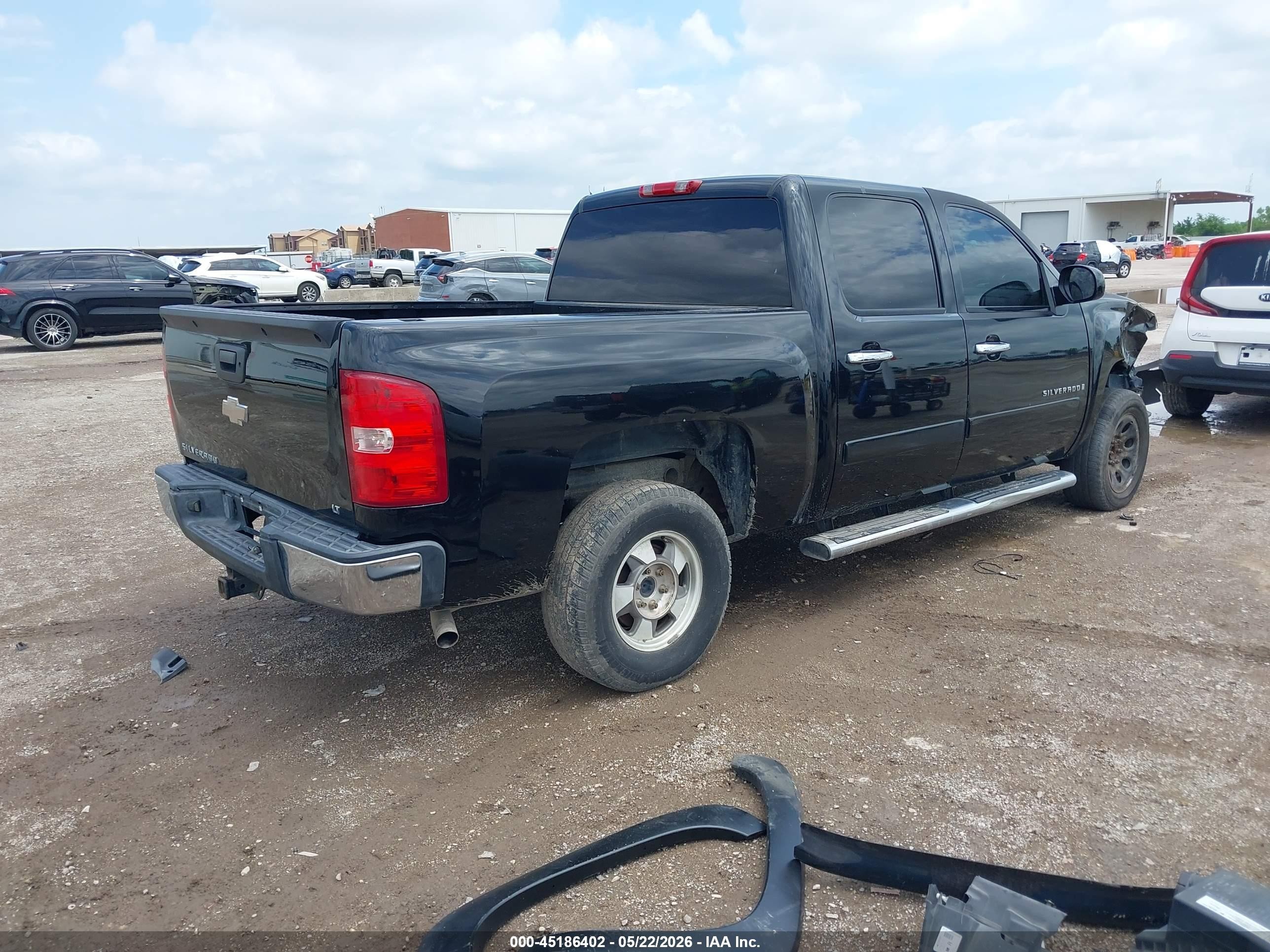 2008 Chevrolet Silverado 1500 Lt1 Black vin: 3GCEC13J98G291323