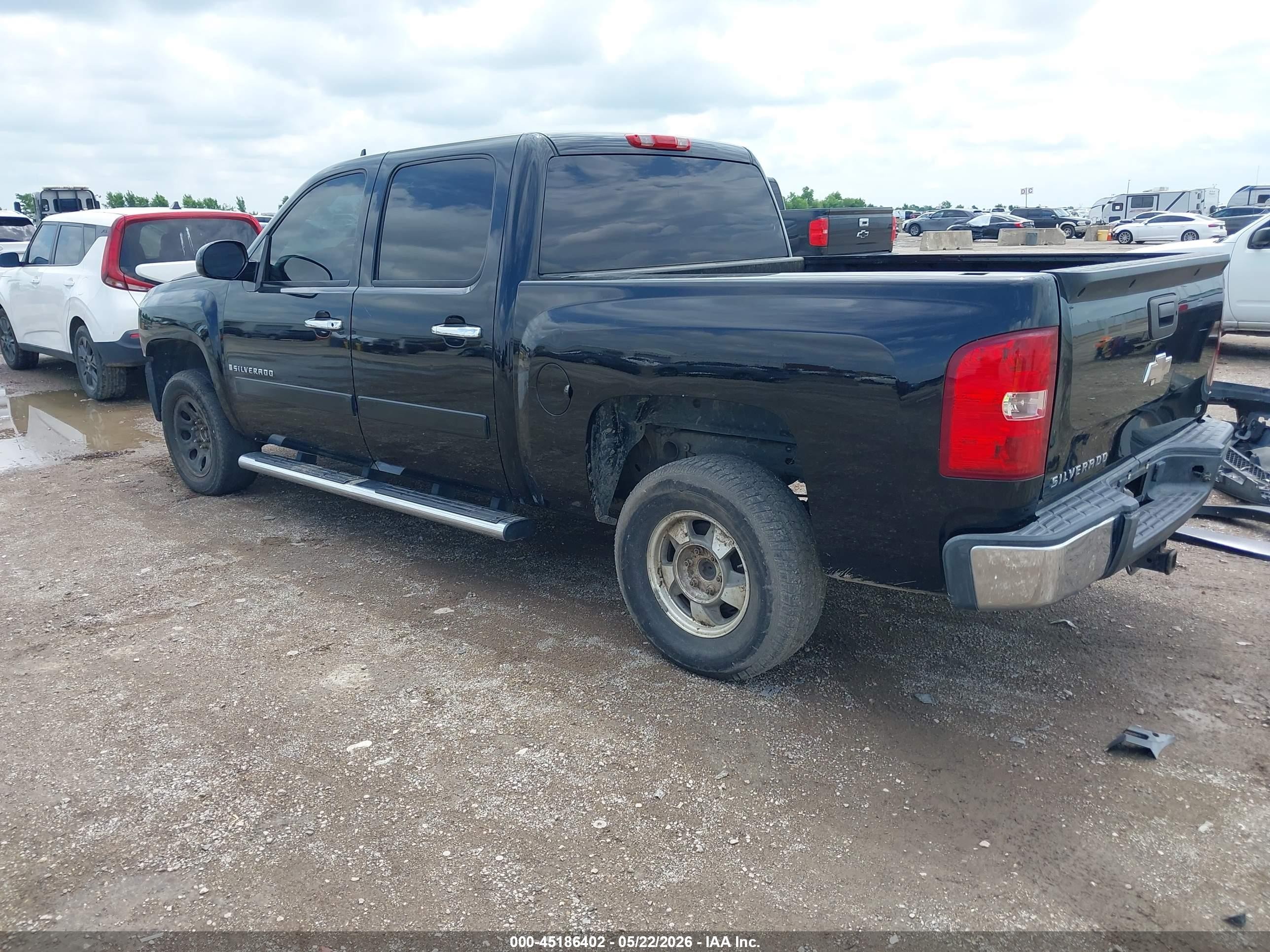 2008 Chevrolet Silverado 1500 Lt1 Black vin: 3GCEC13J98G291323