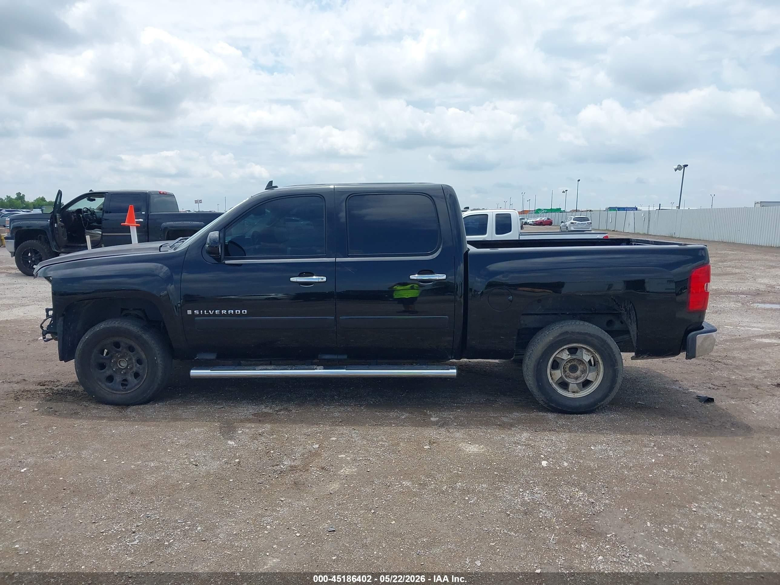 2008 Chevrolet Silverado 1500 Lt1 Black vin: 3GCEC13J98G291323