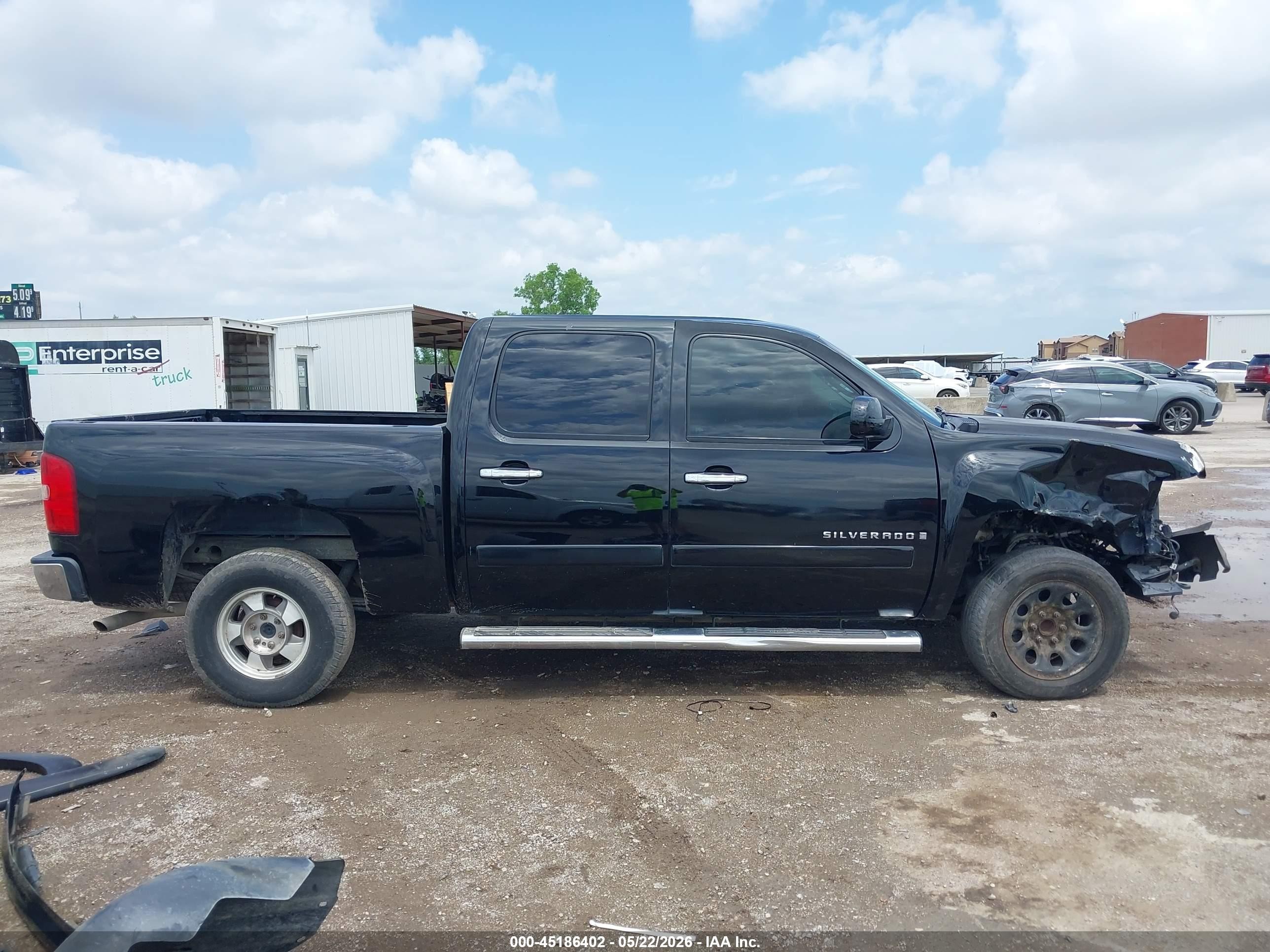 2008 Chevrolet Silverado 1500 Lt1 Black vin: 3GCEC13J98G291323