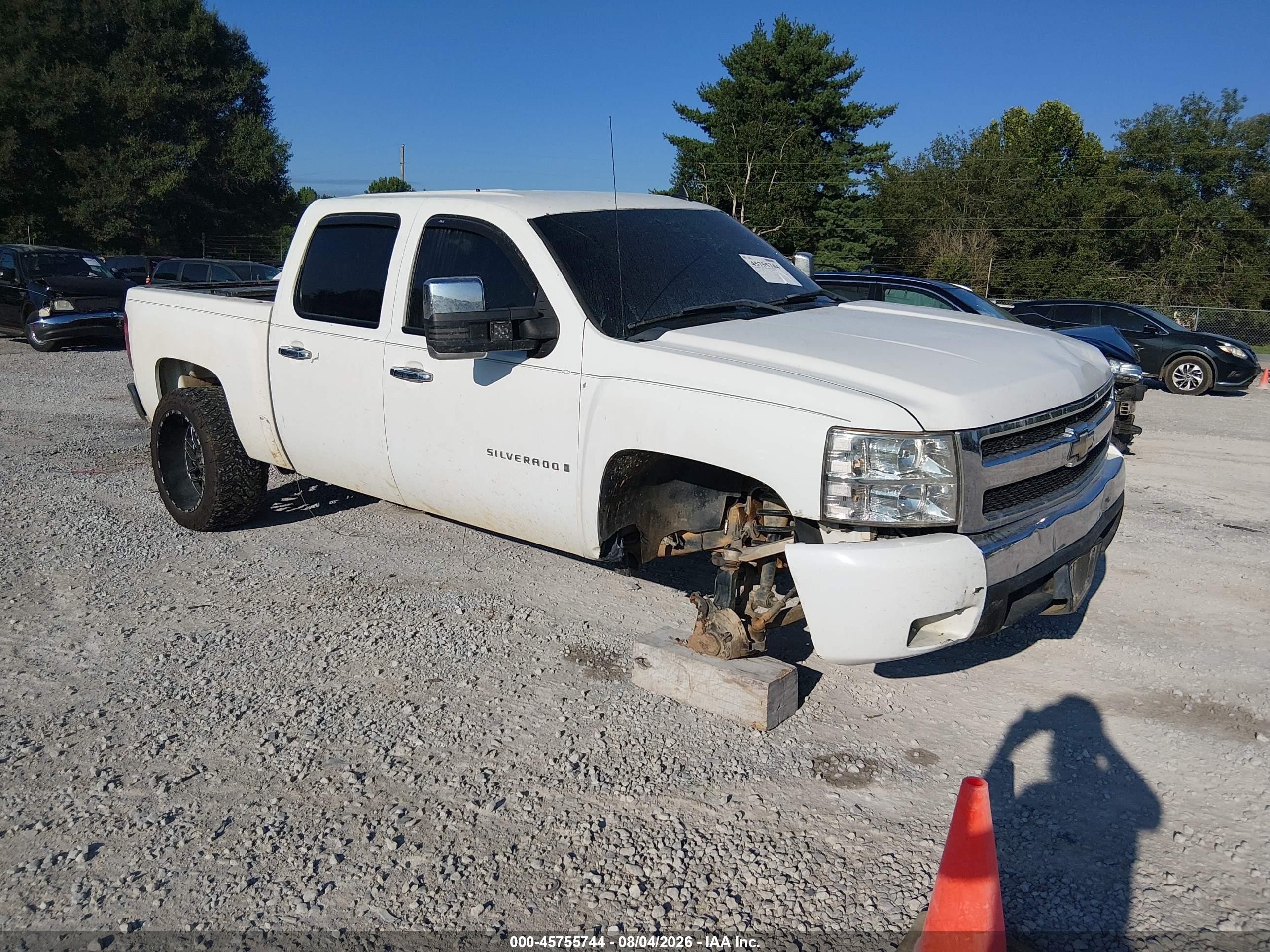 2007 Chevrolet Silverado 1500 Lt1 White vin: 3GCEC13JX7G530408