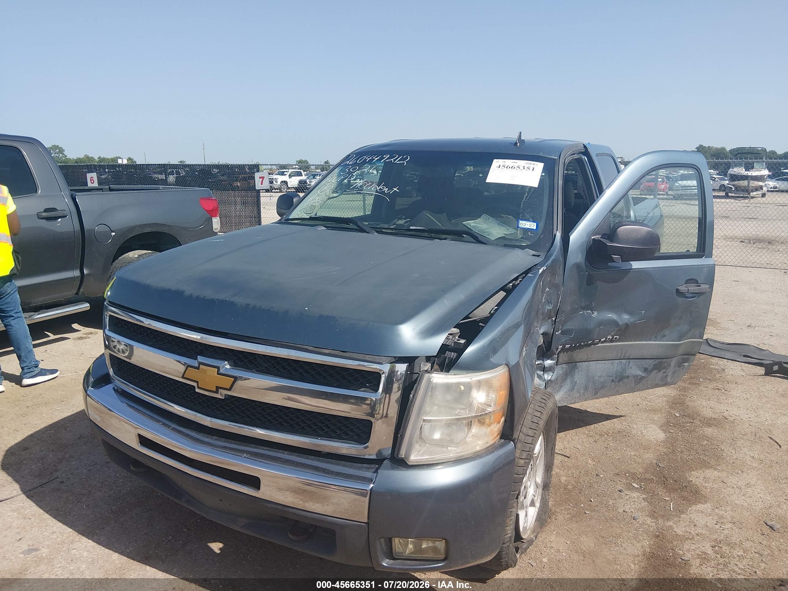 2008 Chevrolet Silverado 1500 Lt1 Синий vin: 3GCEC13JX8G141351