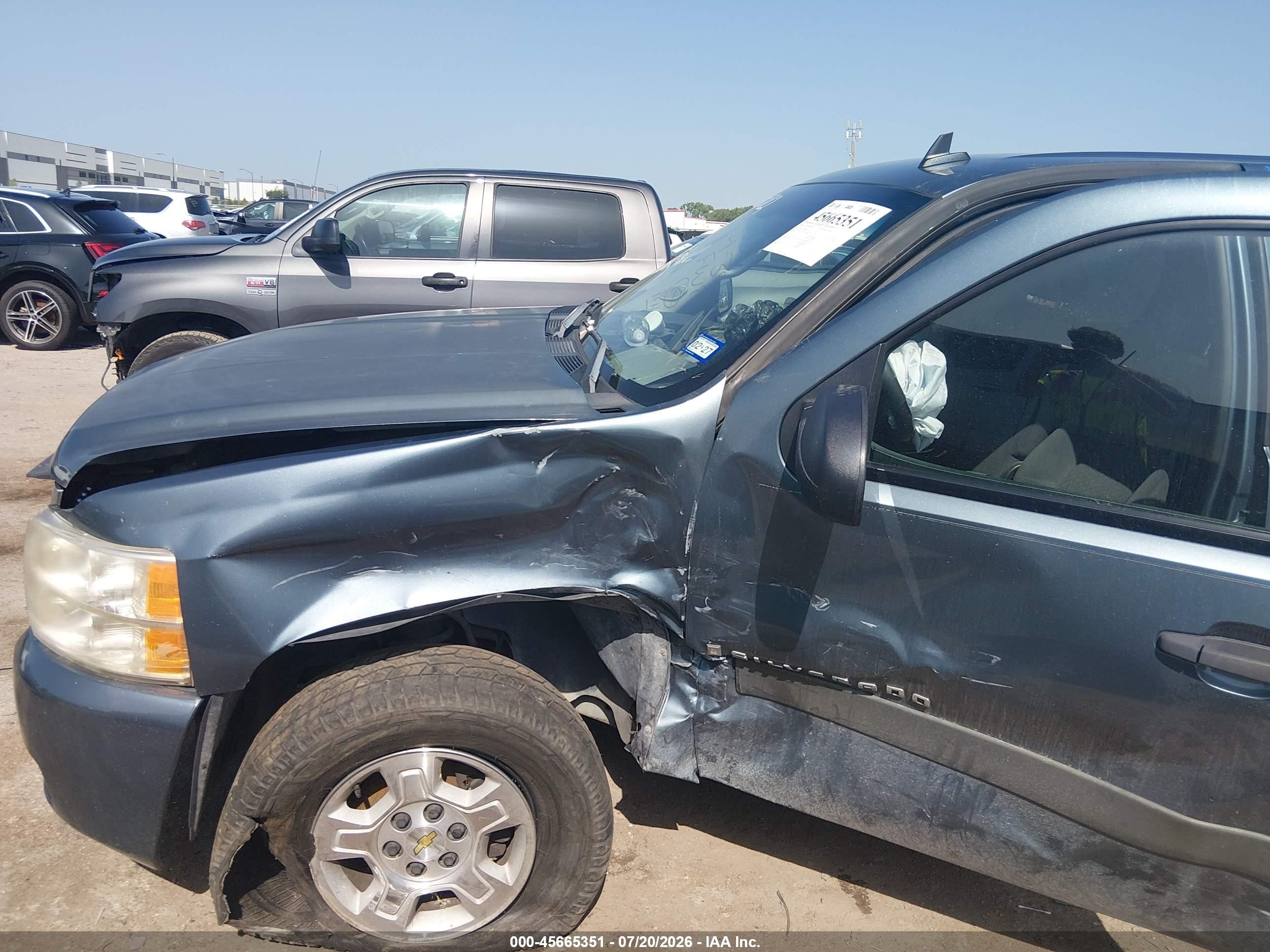2008 Chevrolet Silverado 1500 Lt1 Синий vin: 3GCEC13JX8G141351
