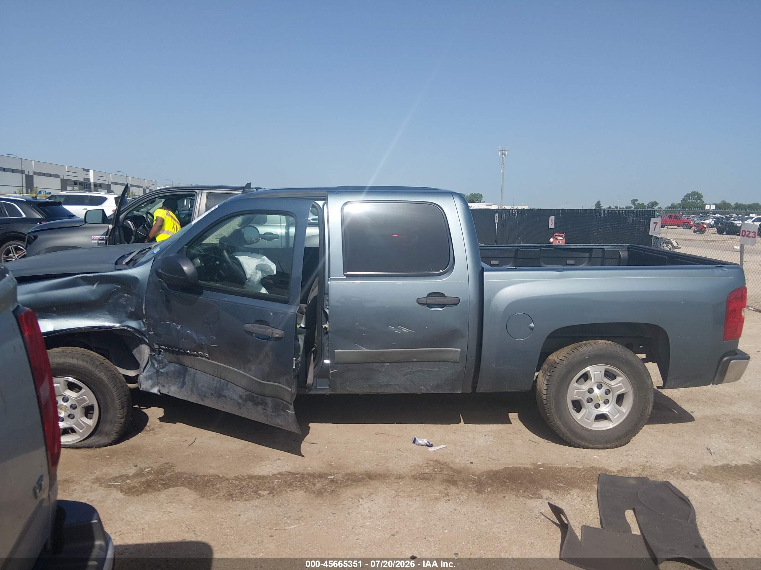 2008 Chevrolet Silverado 1500 Lt1 Синий vin: 3GCEC13JX8G141351