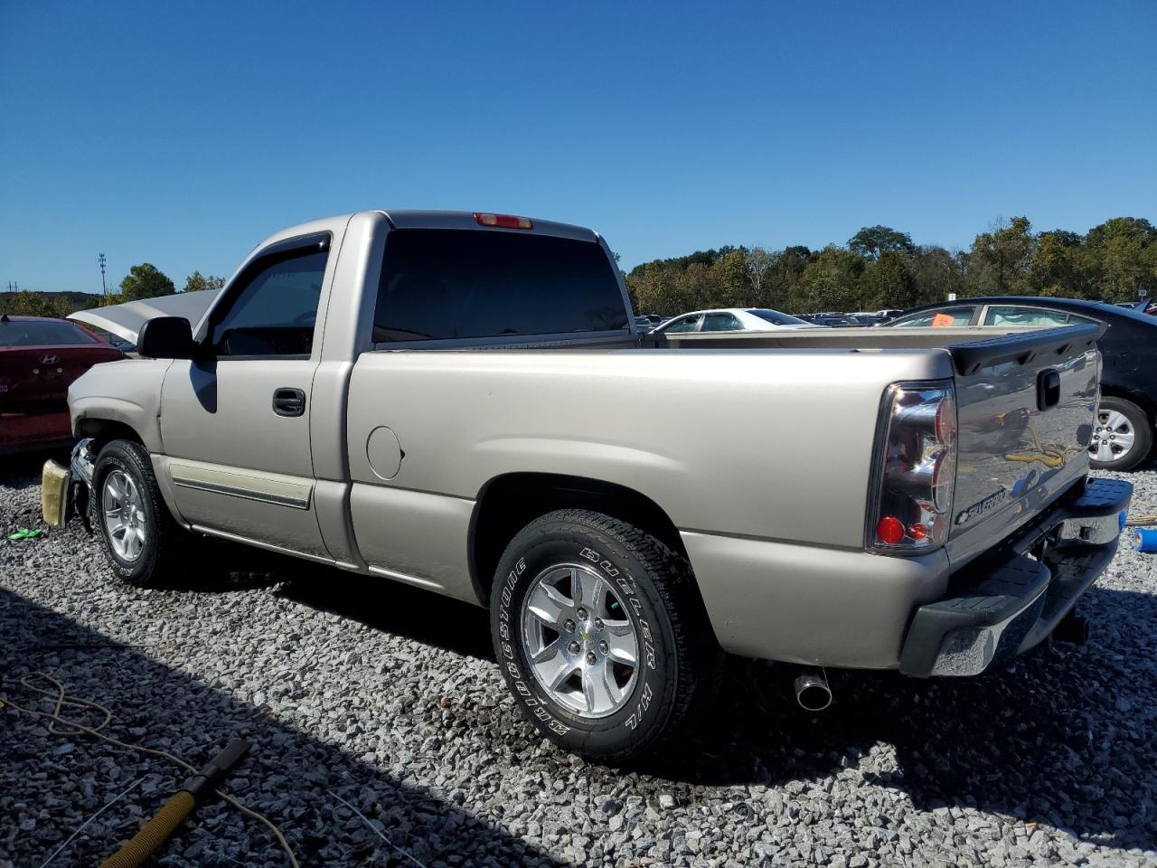 2006 Chevrolet Silverado C1500 Beige vin: 3GCEC14T46G129256
