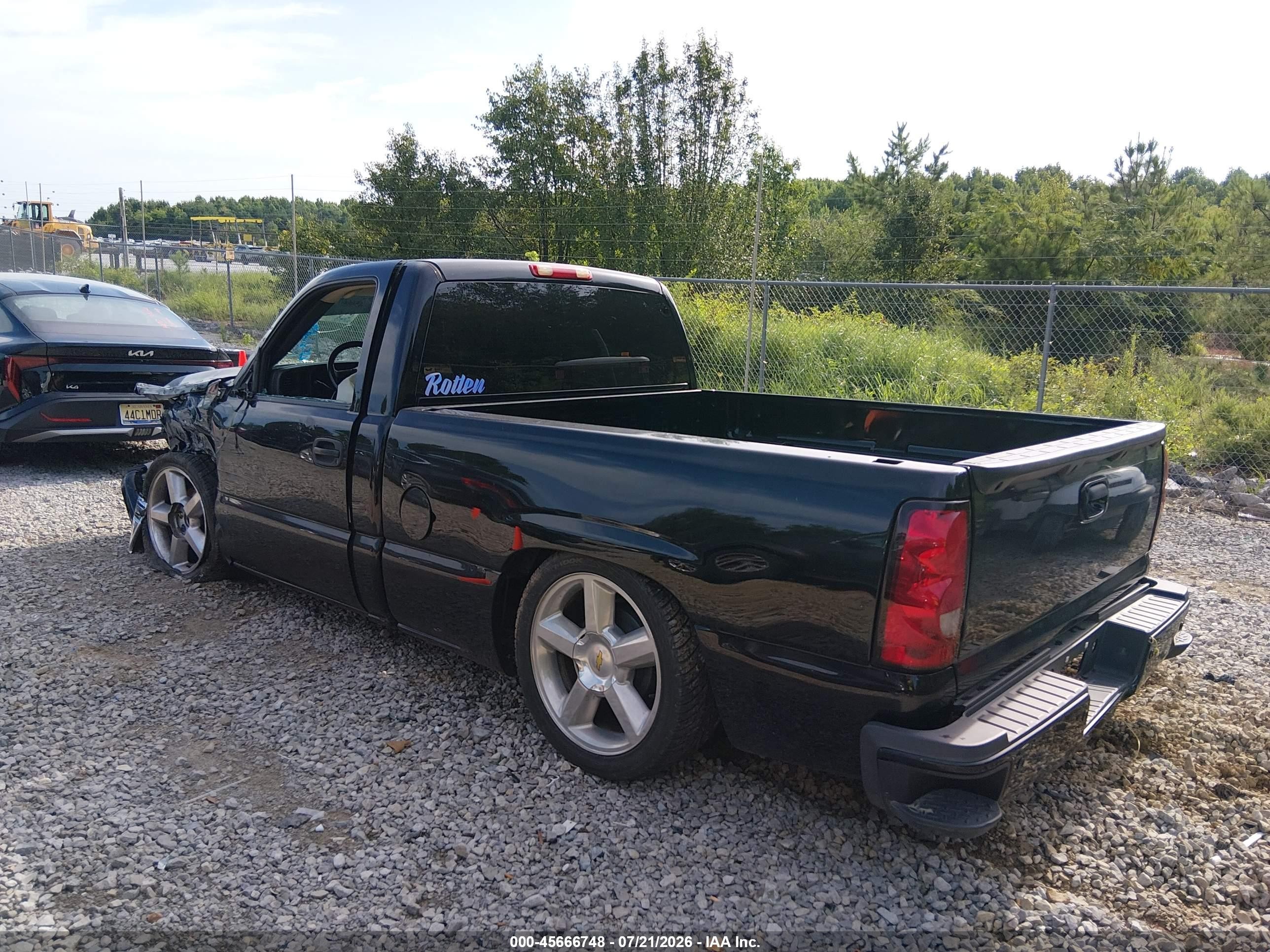 2006 Chevrolet Silverado 1500 Lt1 Black vin: 3GCEC14T56G129198