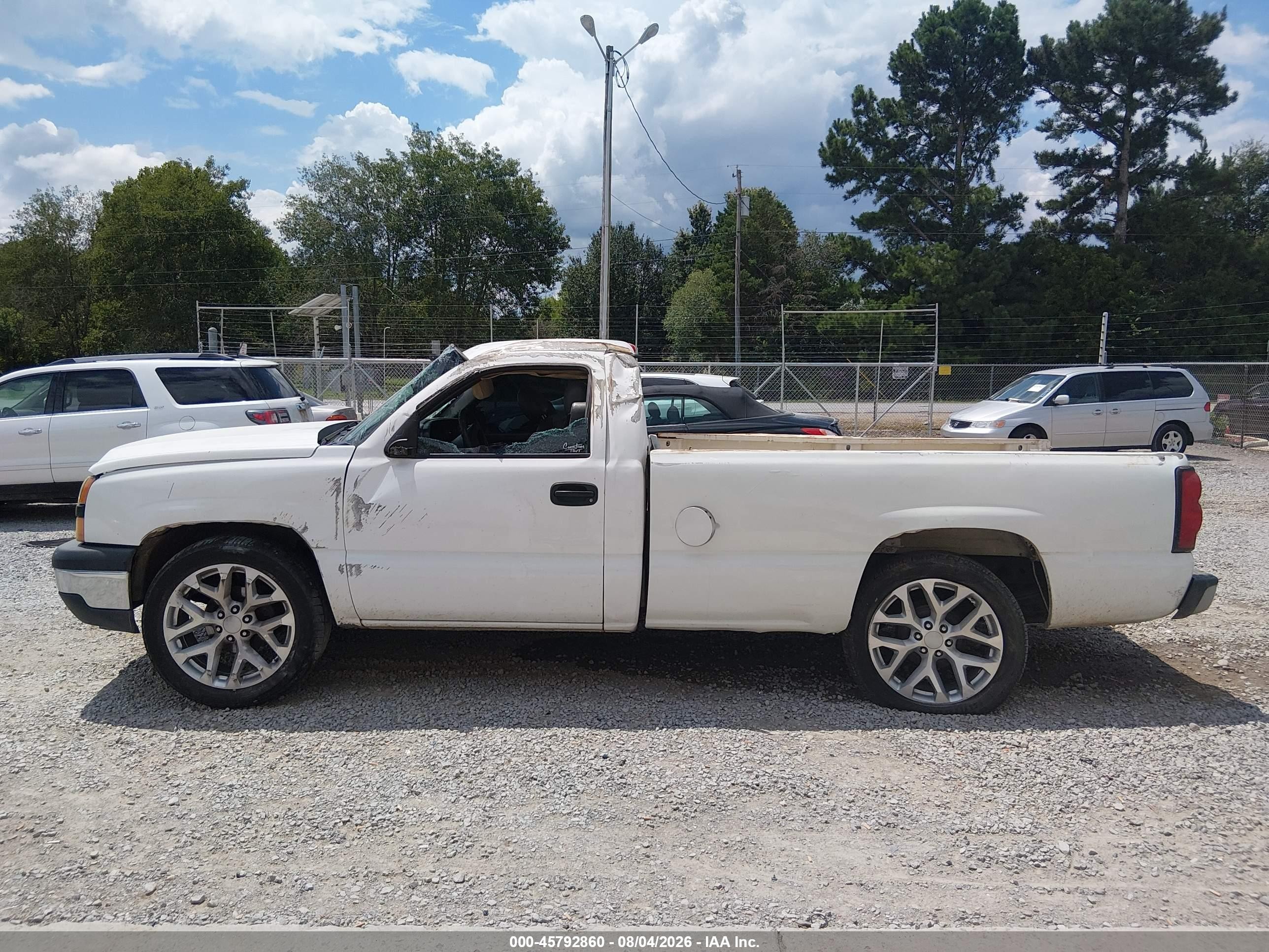 2006 Chevrolet Silverado 1500 Work Truck White vin: 3GCEC14V36G142517