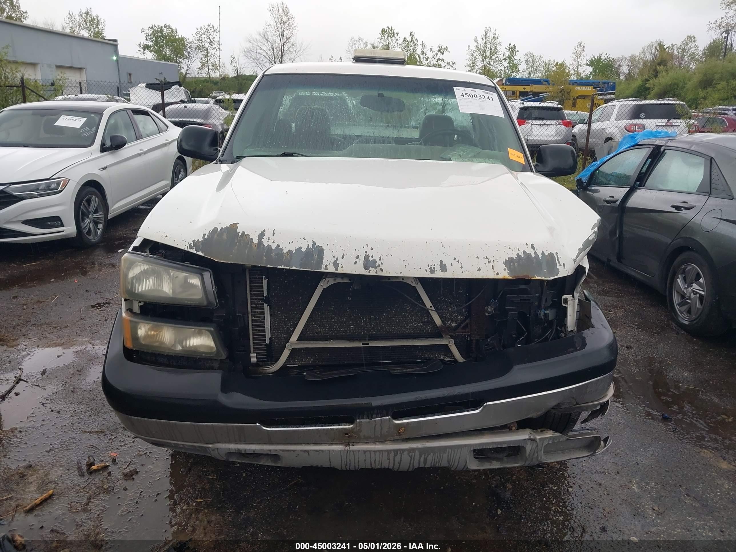 2006 Chevrolet Silverado 1500 Work Truck White vin: 3GCEC14V76G218949