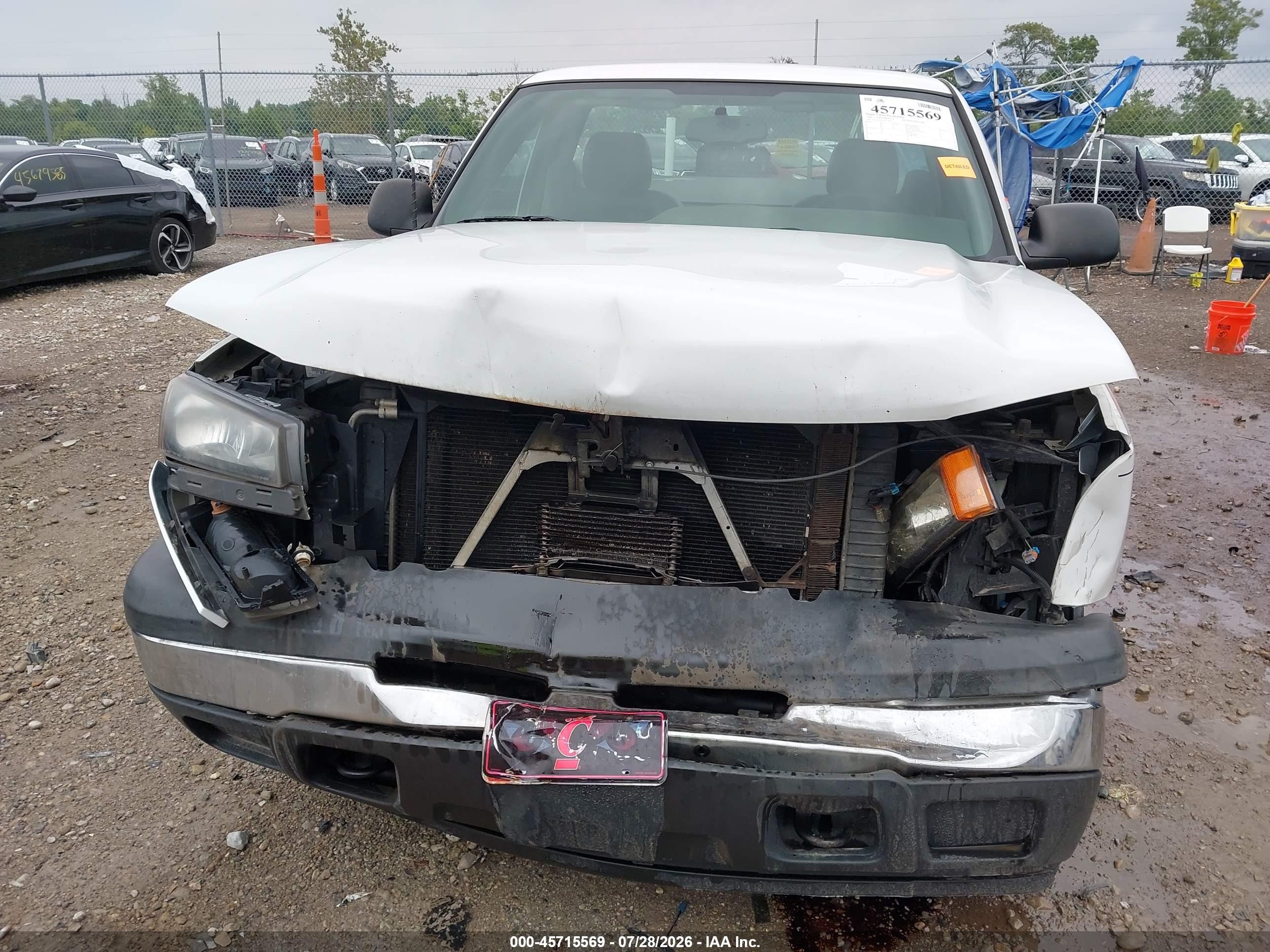 2006 Chevrolet Silverado 1500 Work Truck White vin: 3GCEC14V86G170880