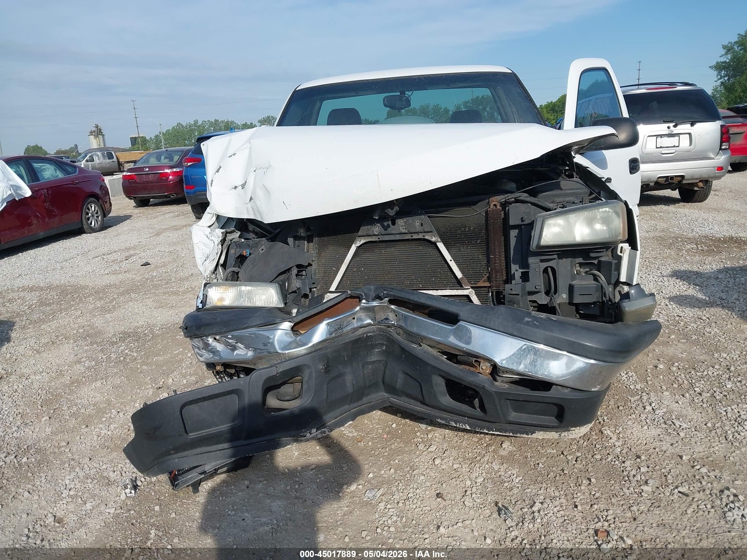 2006 Chevrolet Silverado 1500 Work Truck White vin: 3GCEC14X16G180443