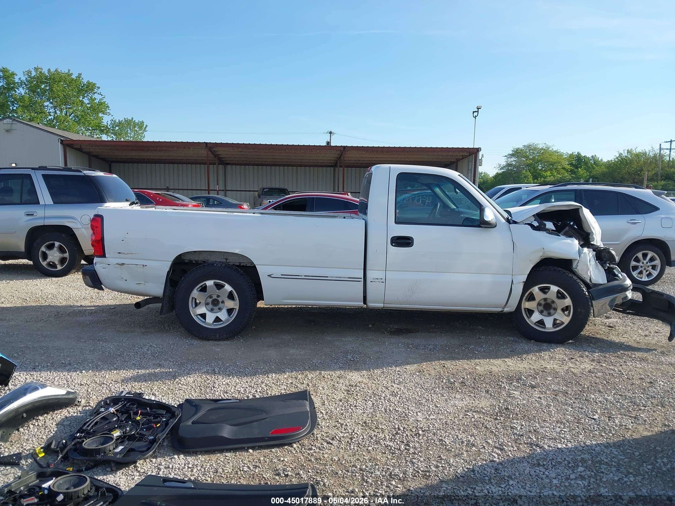 2006 Chevrolet Silverado 1500 Work Truck White vin: 3GCEC14X16G180443