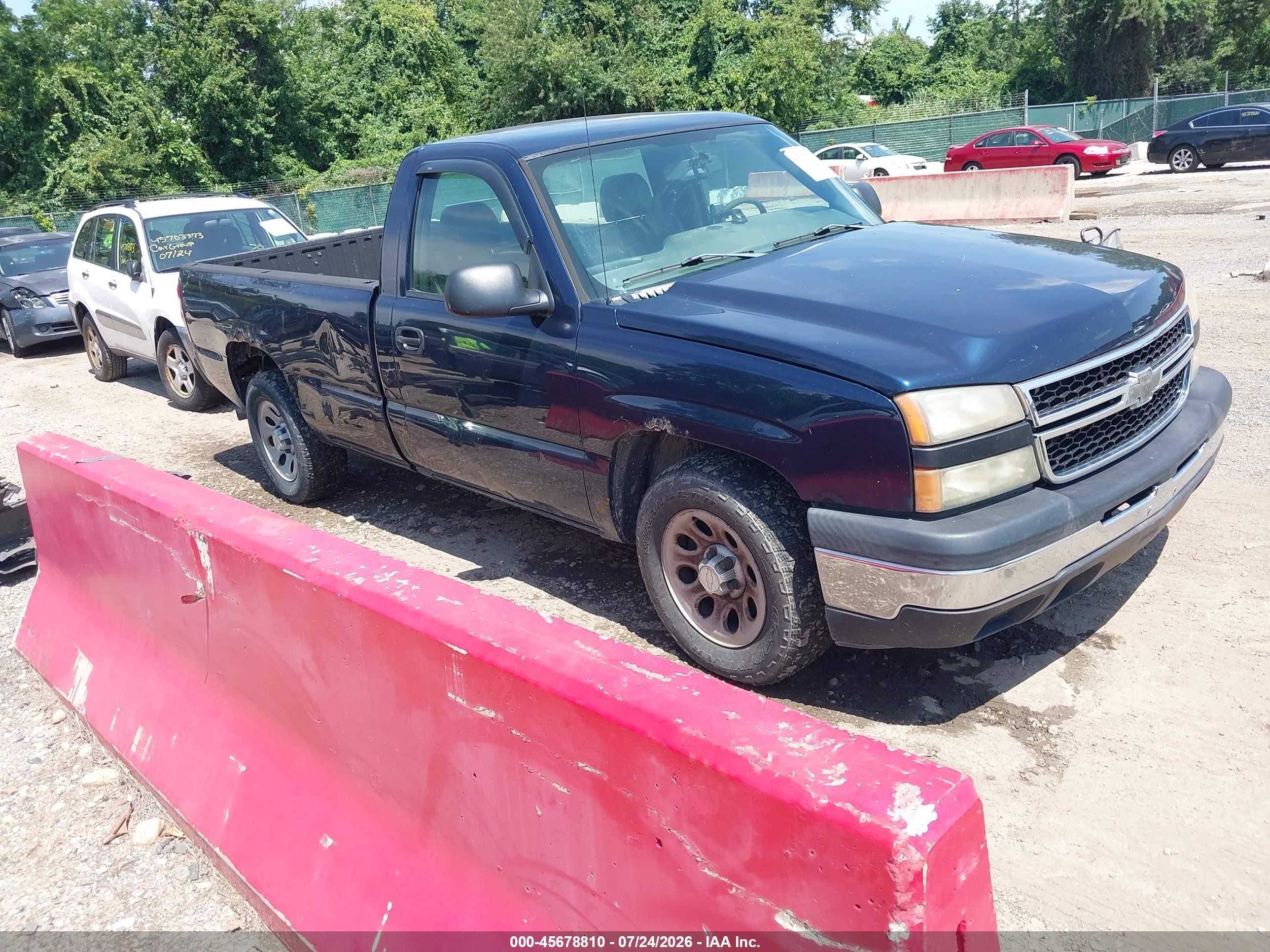 2006 Chevrolet Silverado 1500 Work Truck Blue vin: 3GCEC14X16G237823