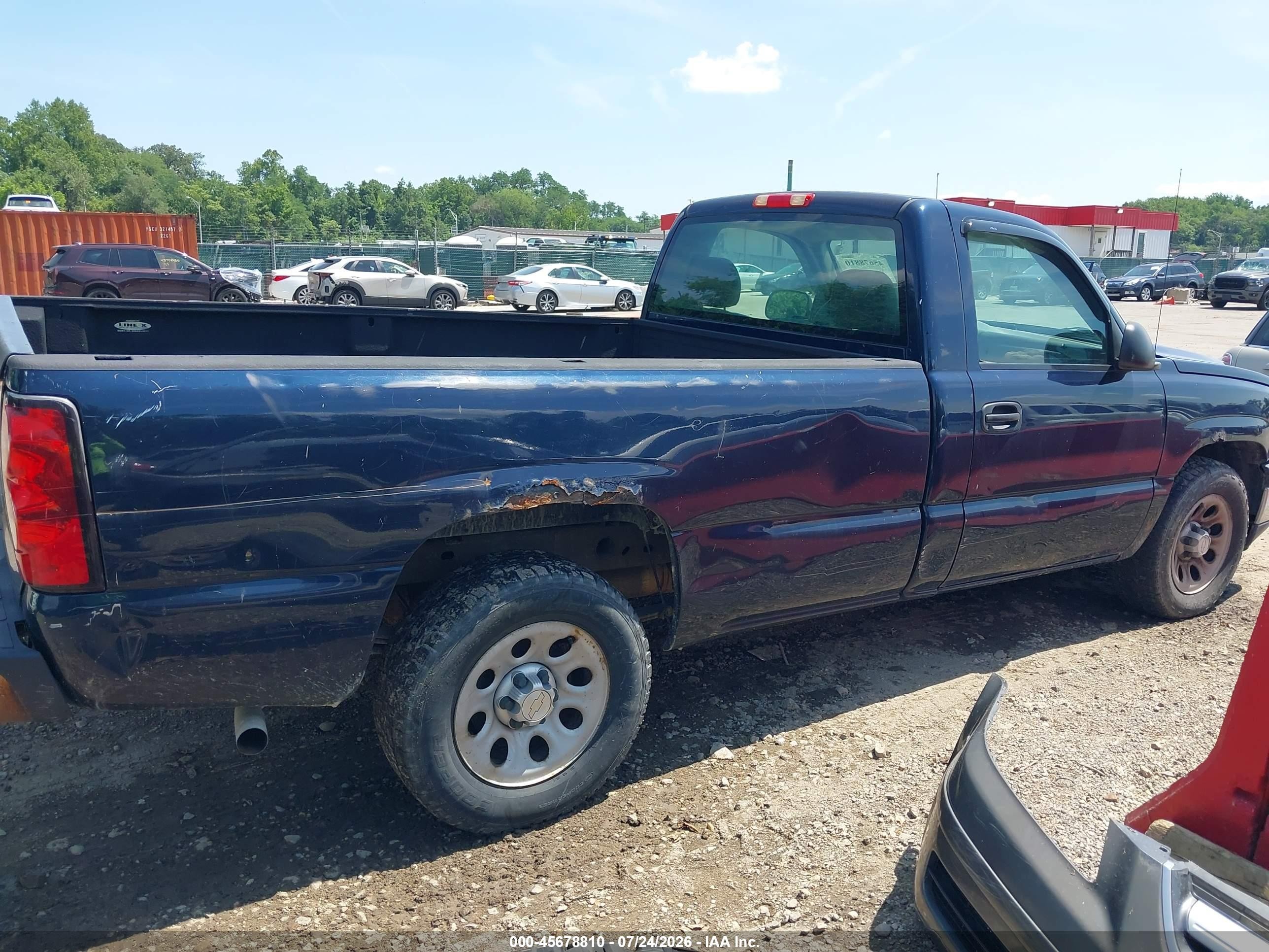 2006 Chevrolet Silverado 1500 Work Truck Blue vin: 3GCEC14X16G237823