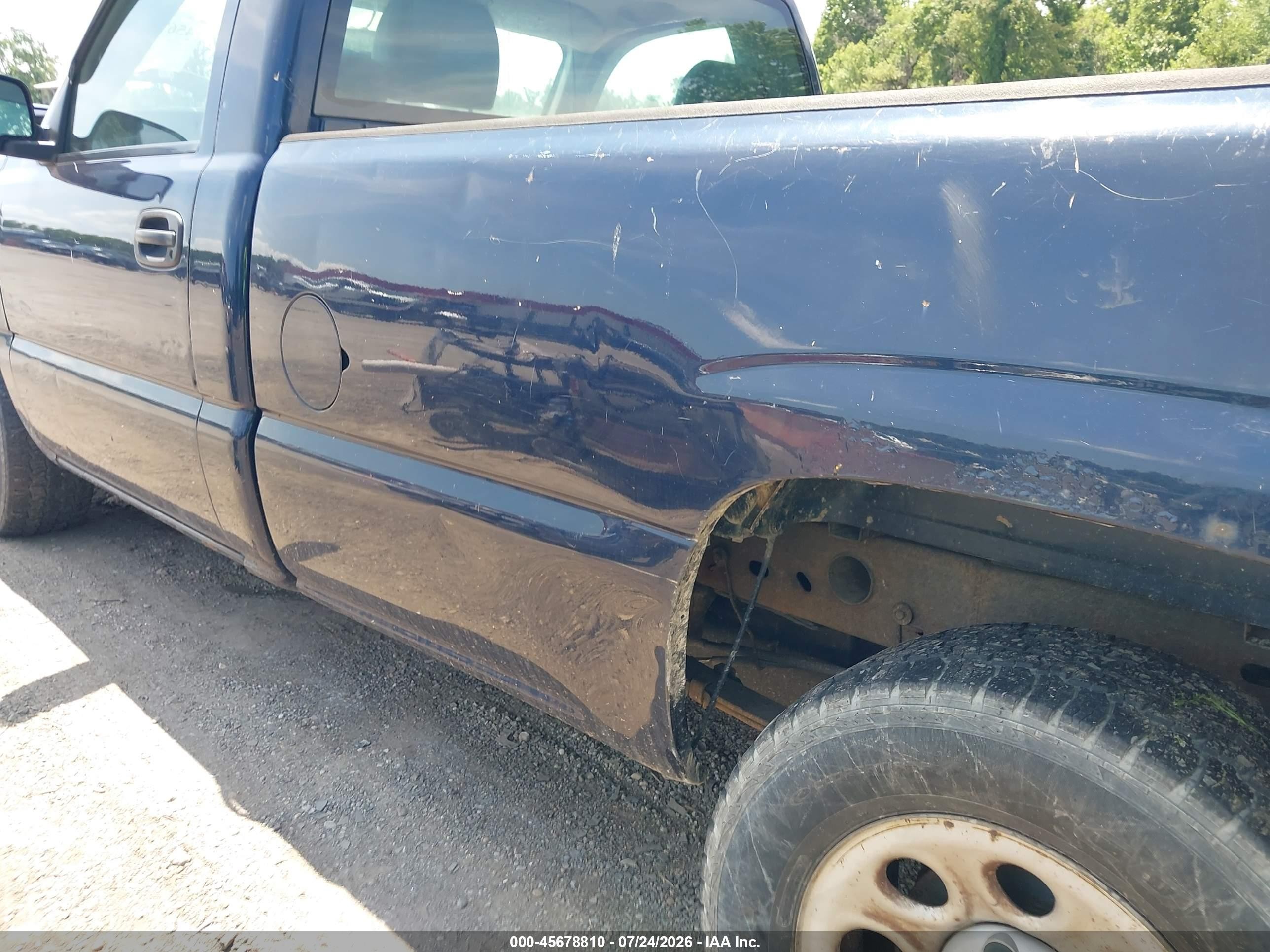 2006 Chevrolet Silverado 1500 Work Truck Blue vin: 3GCEC14X16G237823