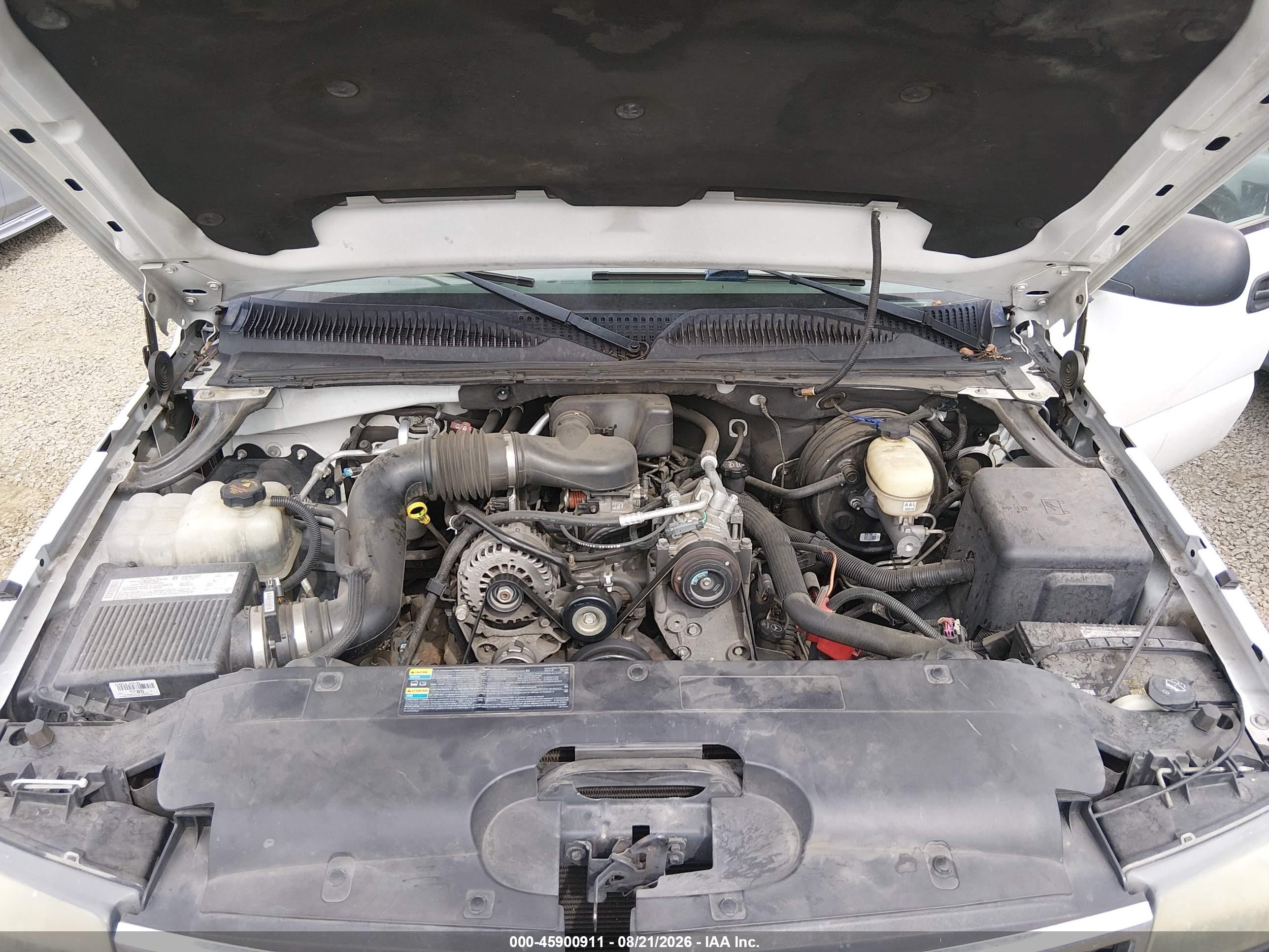 2006 Chevrolet Silverado 1500 Work Truck White vin: 3GCEC14X26G165059